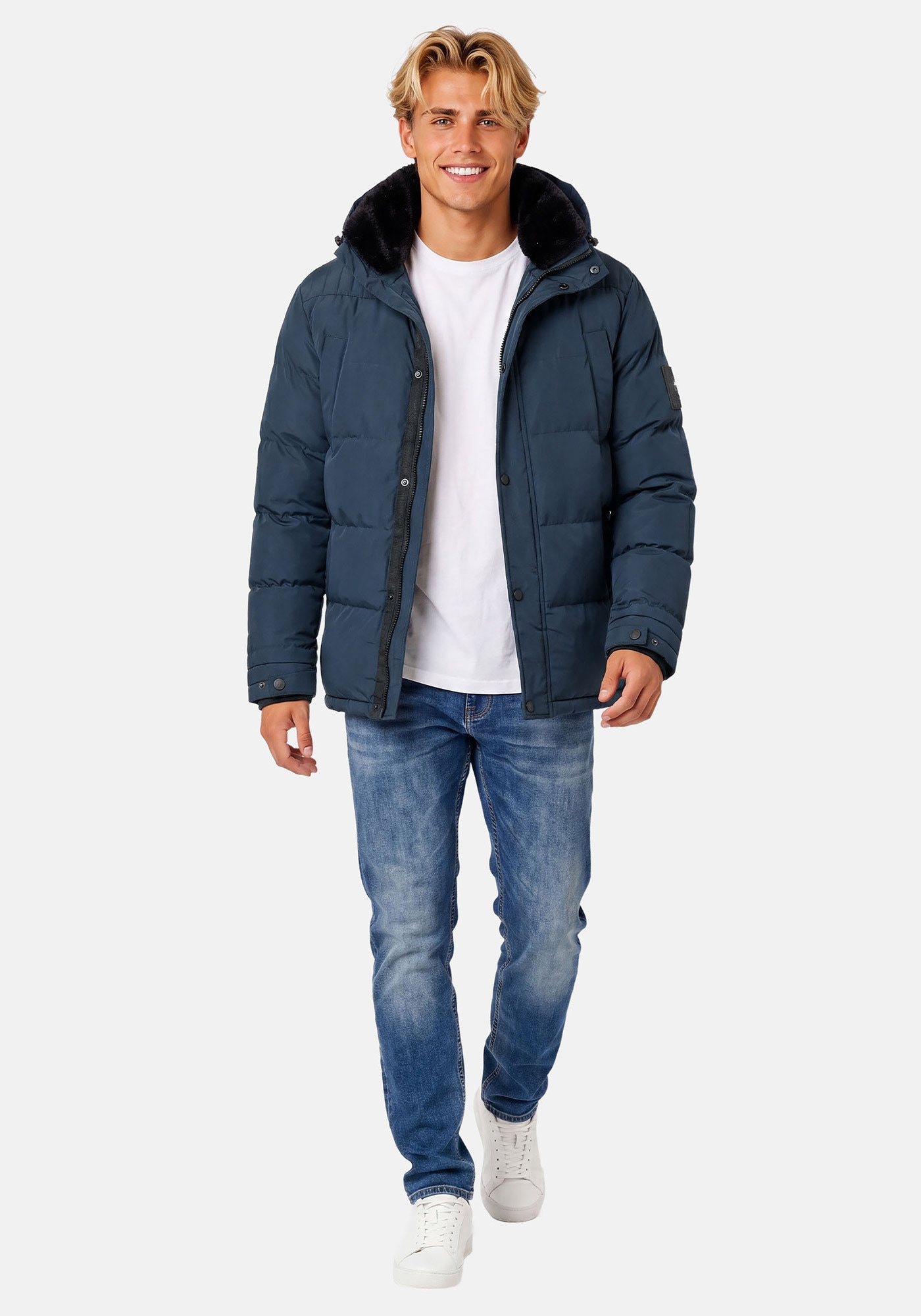Alessandro Salvarini Winterjacke »ASEzkimo« mit warmen Teddyfell