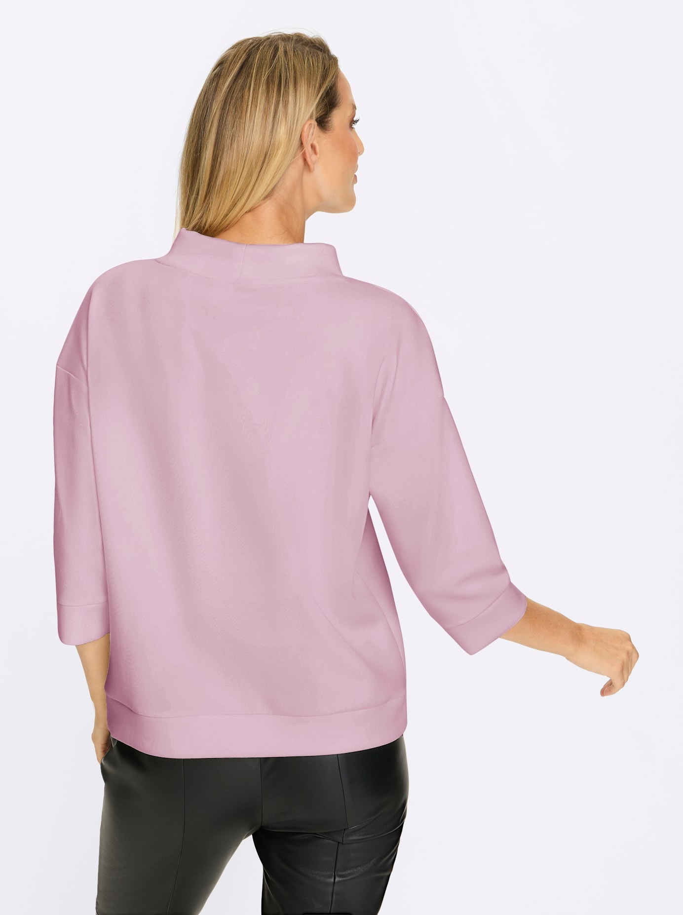 HEINE Women's Sweatshirt Rose Size 50 2