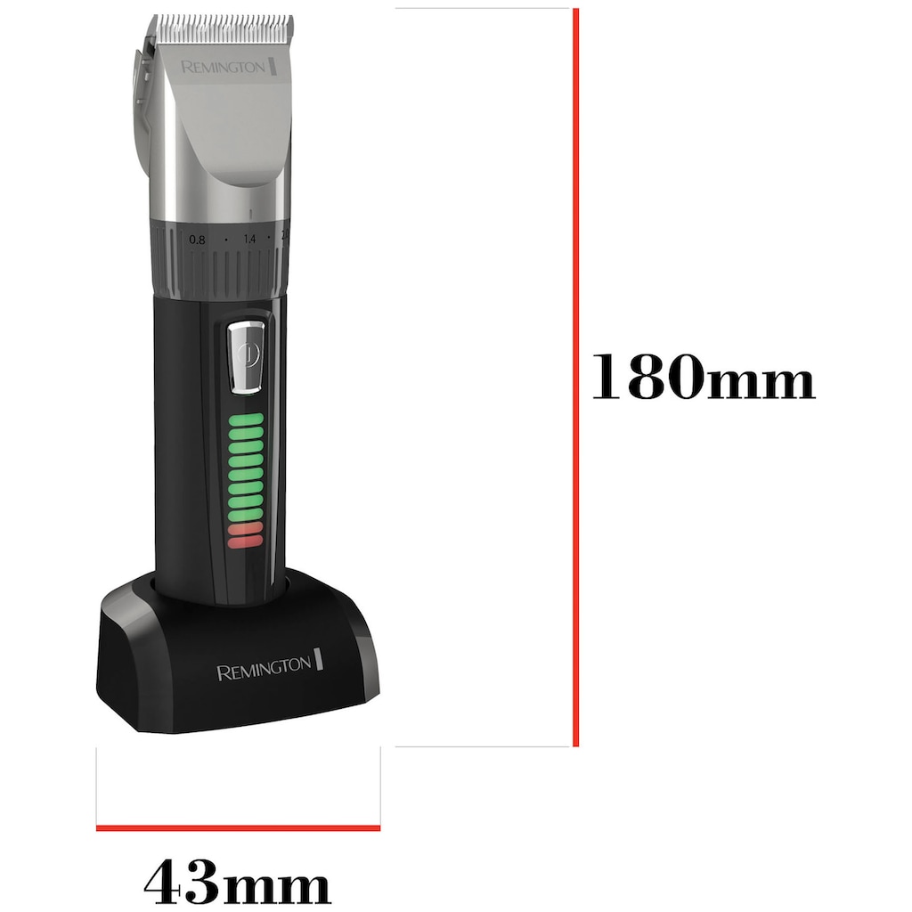 Remington Haarschneider »Genius, HC5810 -«, elektr. Haarschneider für Herren, Netz-/Akkubetrieb, Profi-Alukoffer
