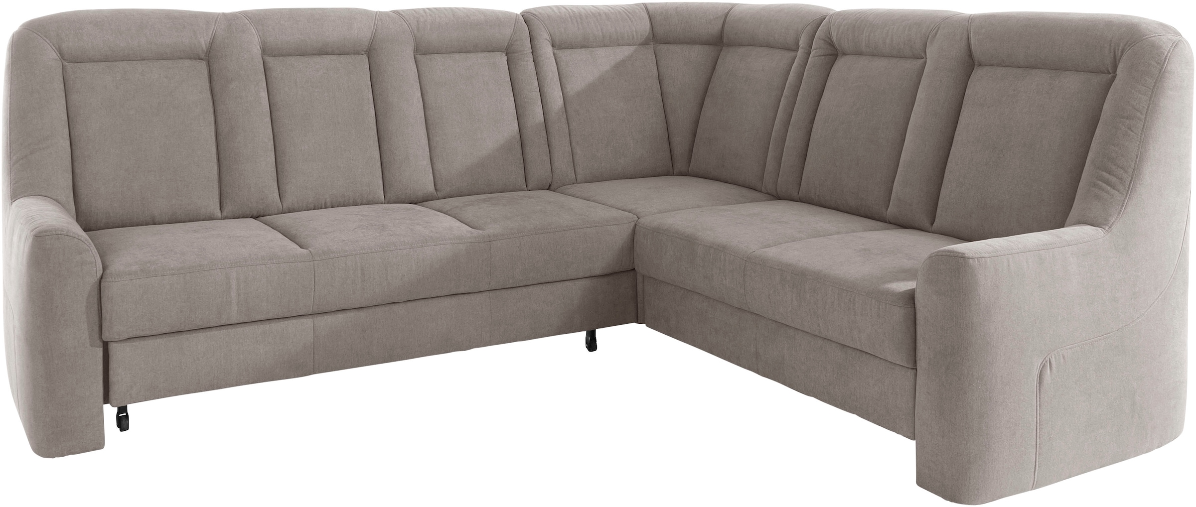 sit&more Ecksofa »Melissa L-Form«, klassisches Polsterprogramm, wahlweise Bettfunktion und Schubkasten