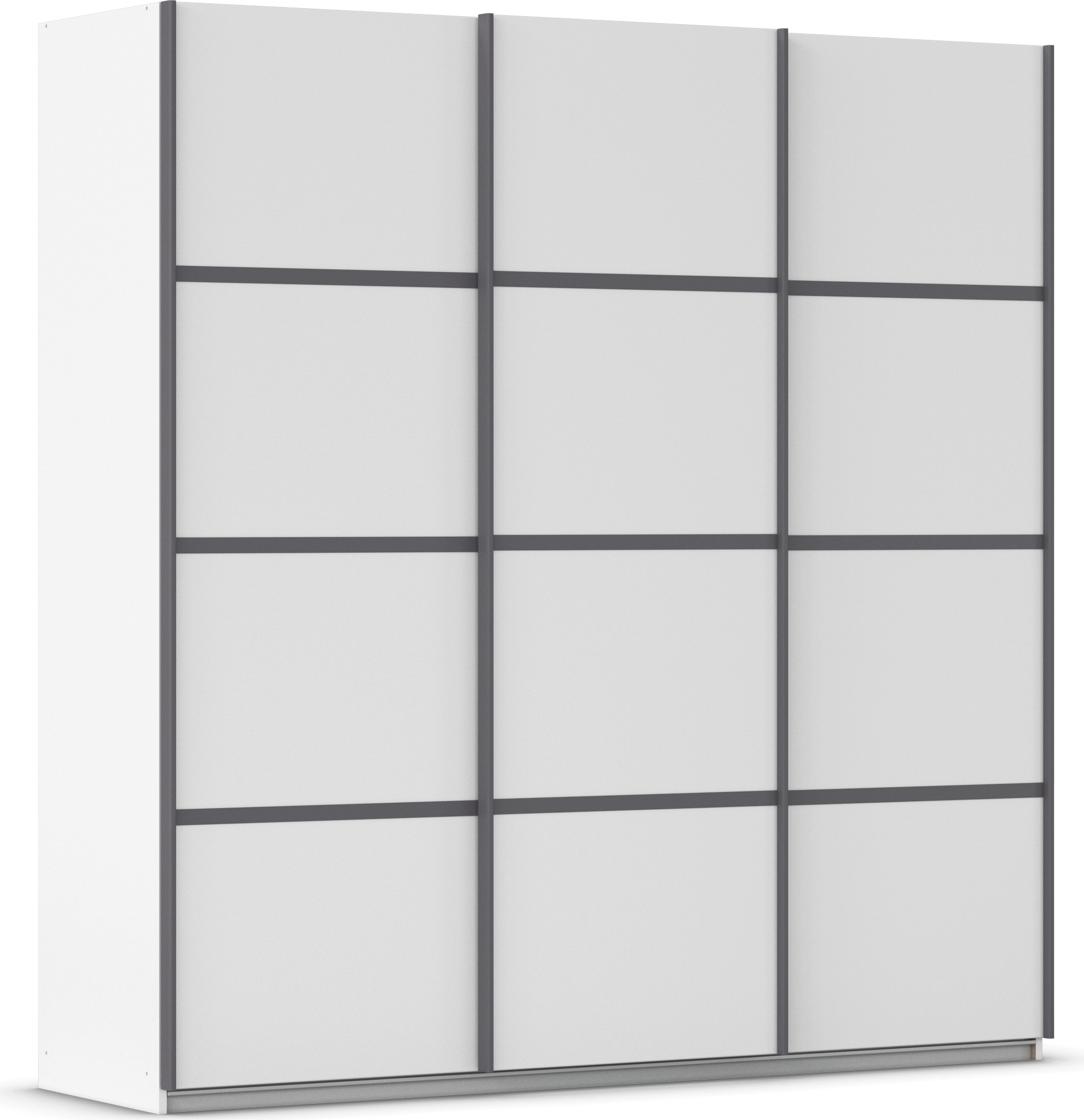 OTTO home Kleiderschrank "Mehrzweckschrank Aktenschrank Möbel Mietswohnung Schlafzimmer AVOLA" 3 verschiedene Ausstattungen BASIC/CLASSIC/PREMIUM (inkl. SOFT-CLOSE), mit eleganten Zierleisten in Chrom, Schwarz oder Weiß MADE IN GERMANY