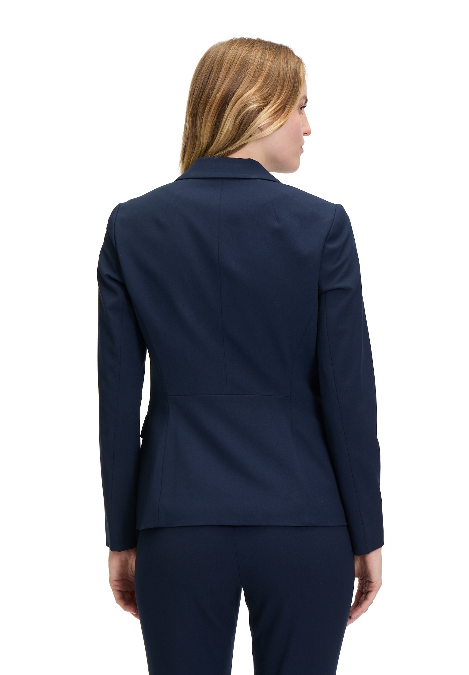 Betty&Co Longblazer »Betty & Co Klassischer Blazer mit Taschen«, Druckfutter