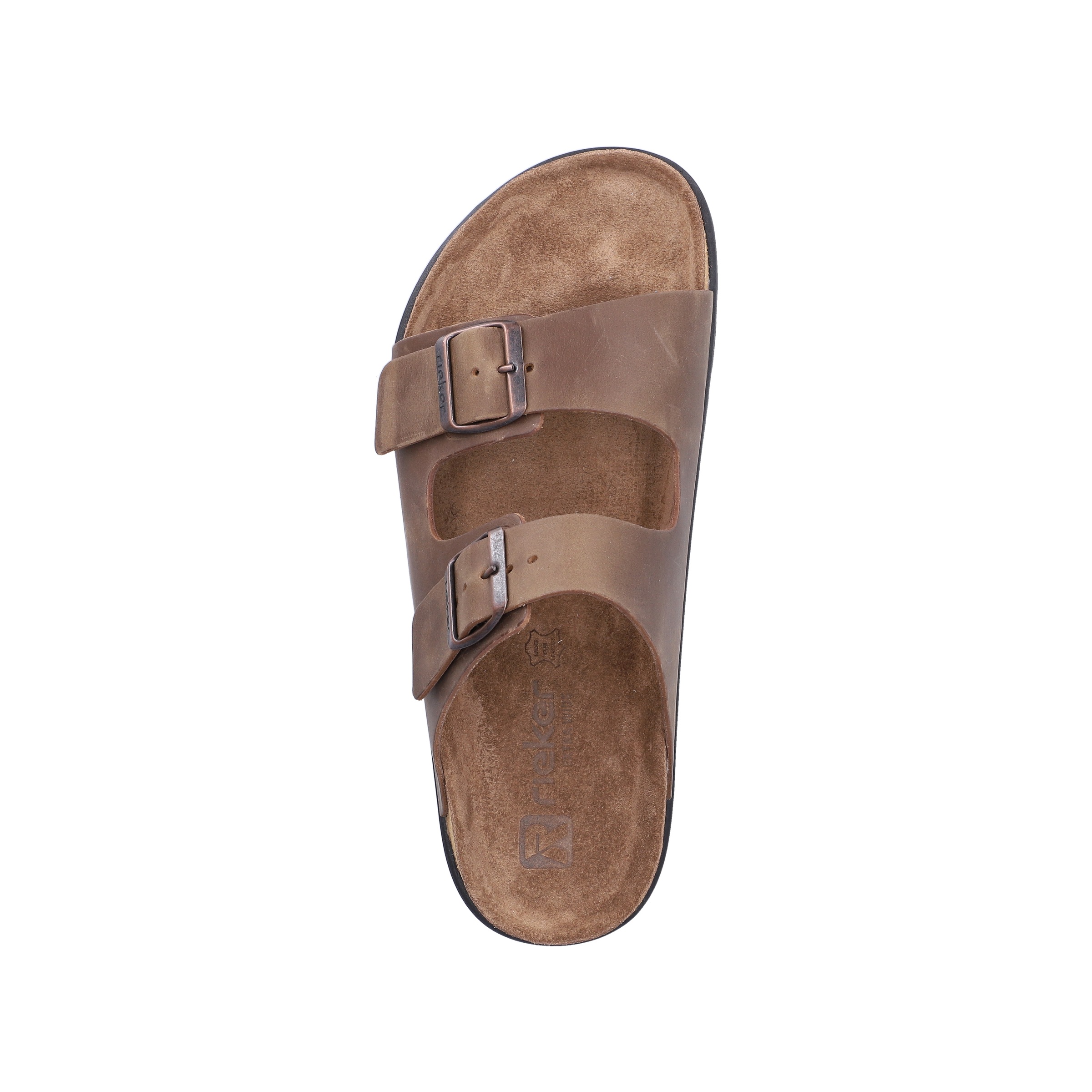 Rieker Pantolette  Sommerschuh, Strandschuh, Hausschuh mit bequemem Fußbett