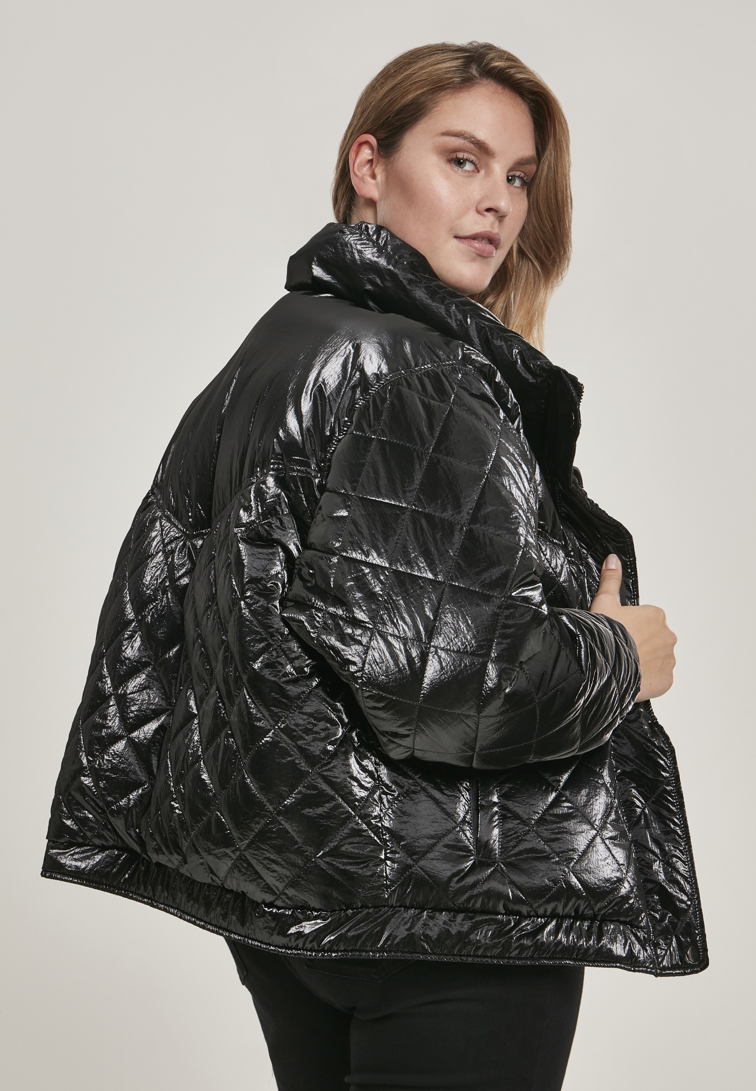 URBAN CLASSICS Winterjacke »Damen | Oversized St.) Jacket«, Quilt Diamond für (1 Vanish bestellen BAUR Ladies