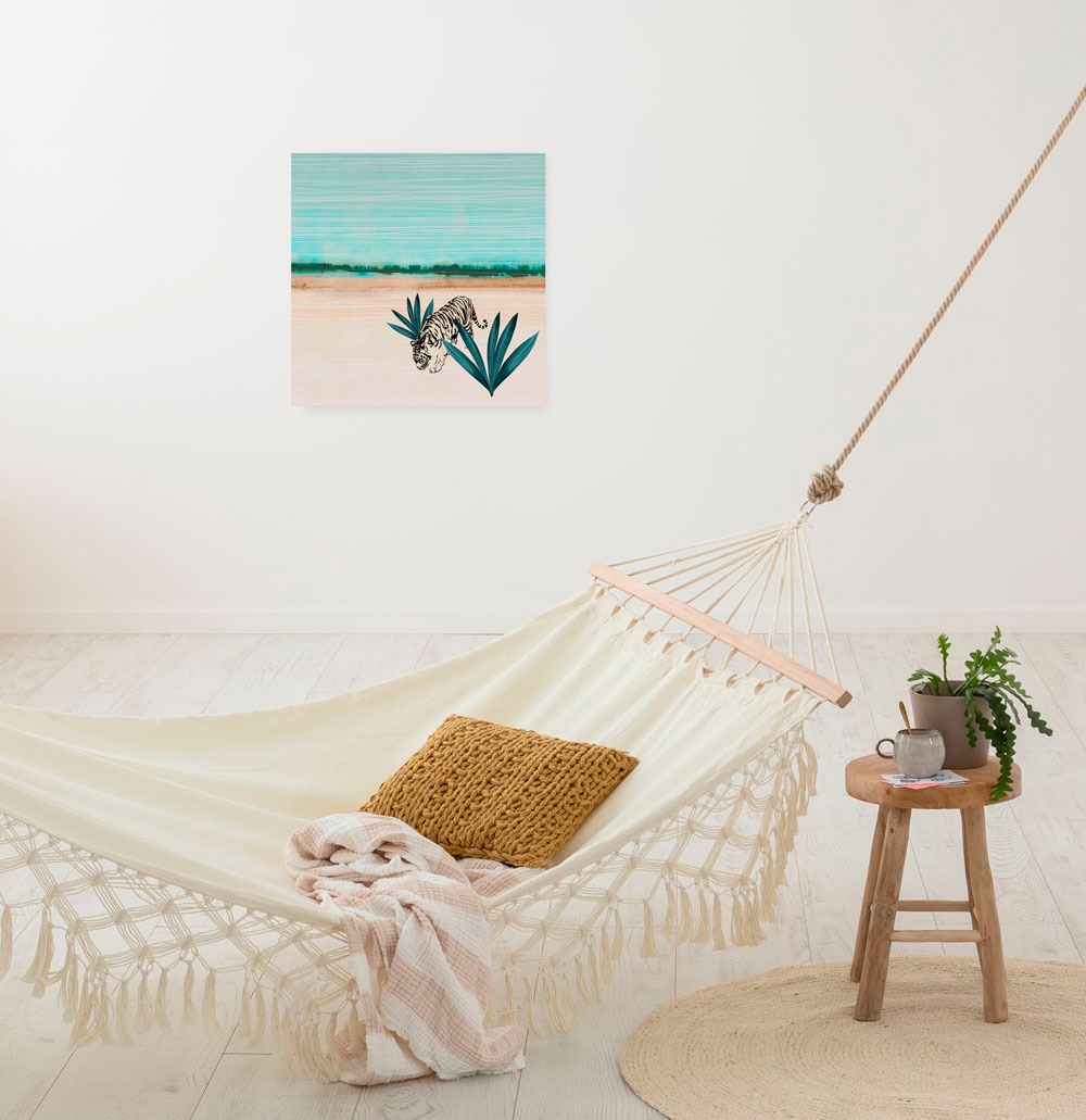 Komar Leinwandbild "Wild One - Größe 40 x 40 cm" Natur 1 Stk. tlg. Keilrahm günstig online kaufen