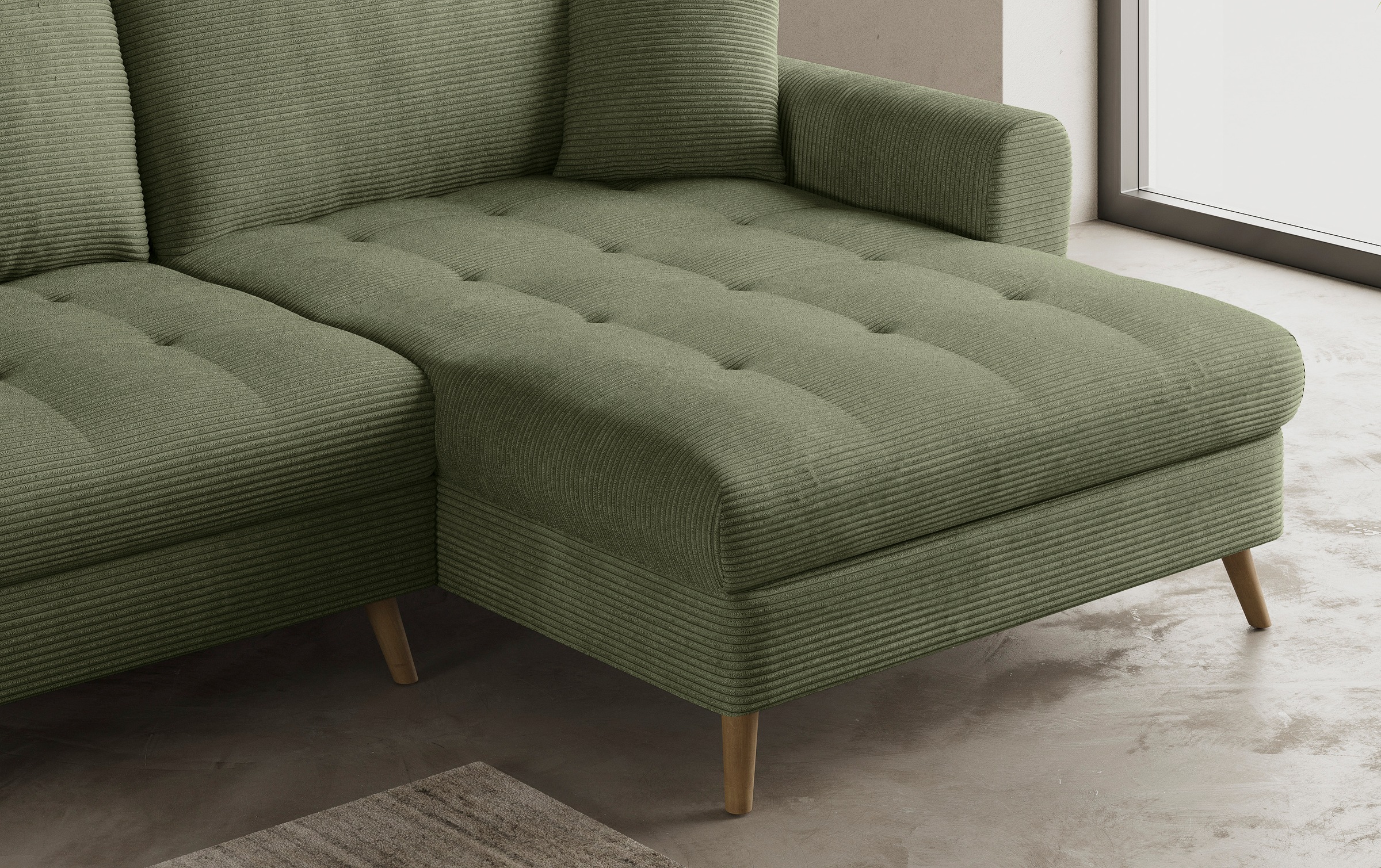 Thumbnail - Mr. Couch Ecksofa "Blackburn II L-Form", Wahlweise mit Kaltschaumpolsterung bis 140 kg belastbar