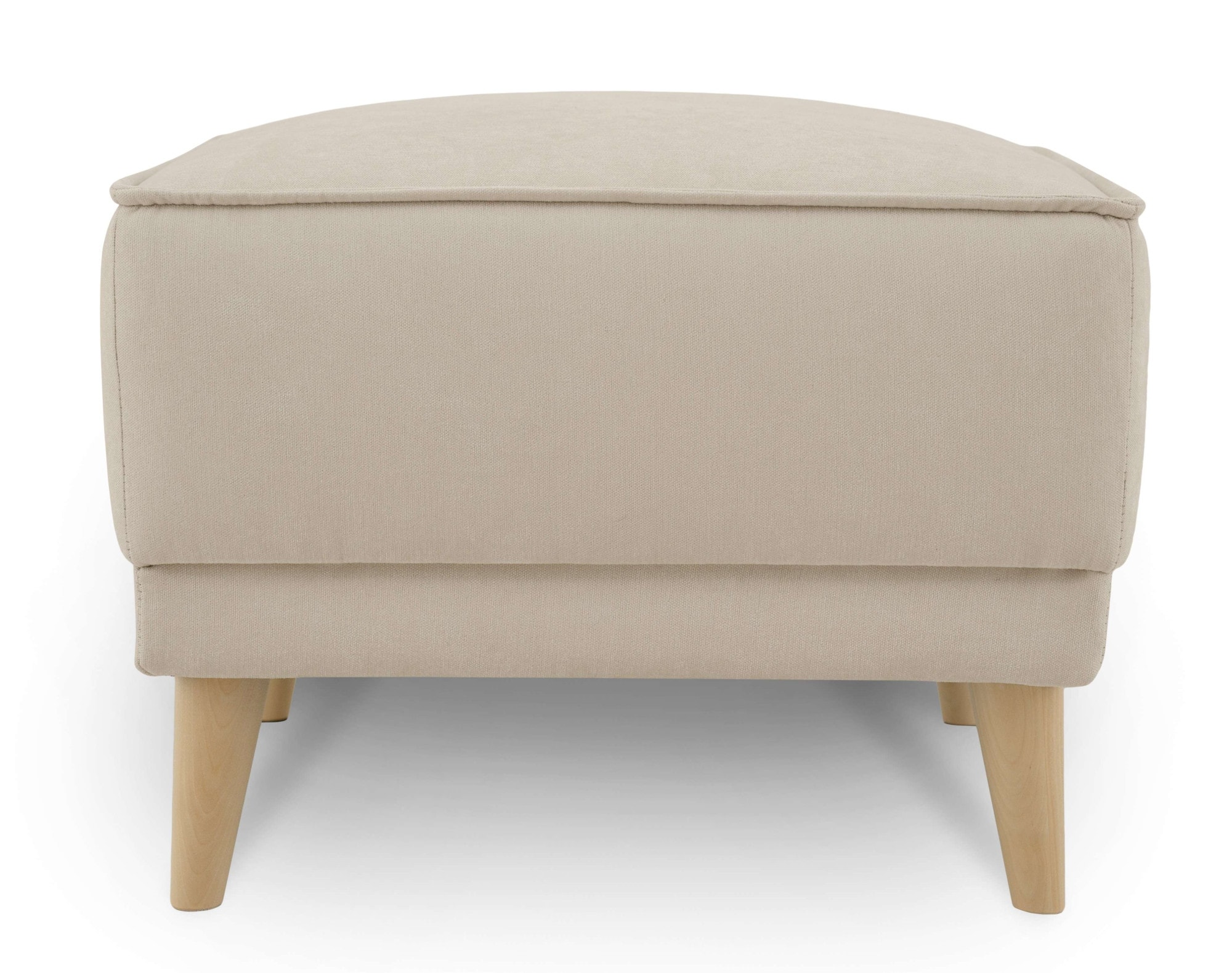 OTTO home Polsterhocker »Oland Skandi« passend zur Serie Oland Skandi, Skandi-Design, Massivholzfüße