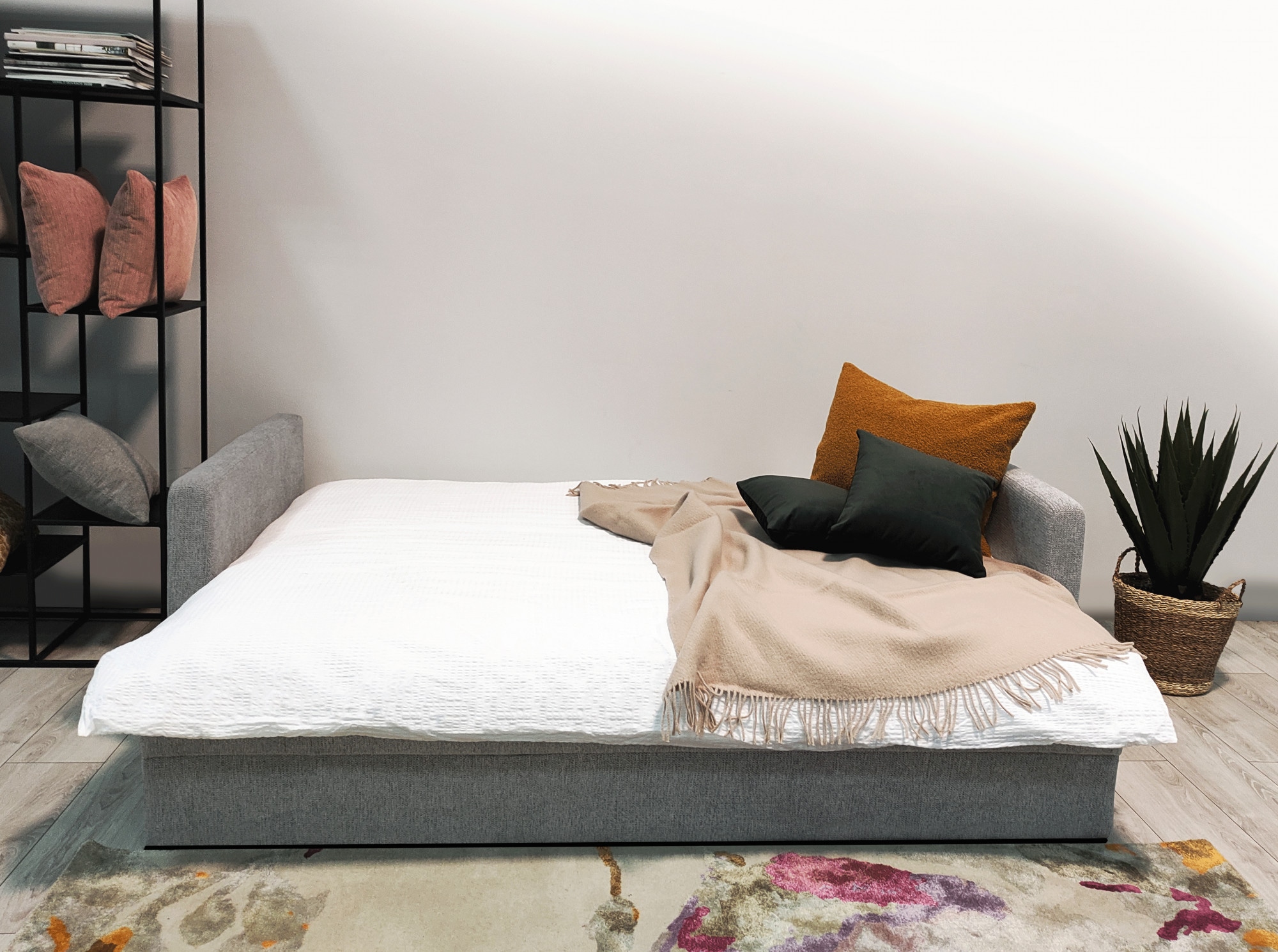 Home affaire Schlafsofa »Calrence«, mit aufklappbarer Bettfunktion, zwei Armlehnvarianten in der Serie
