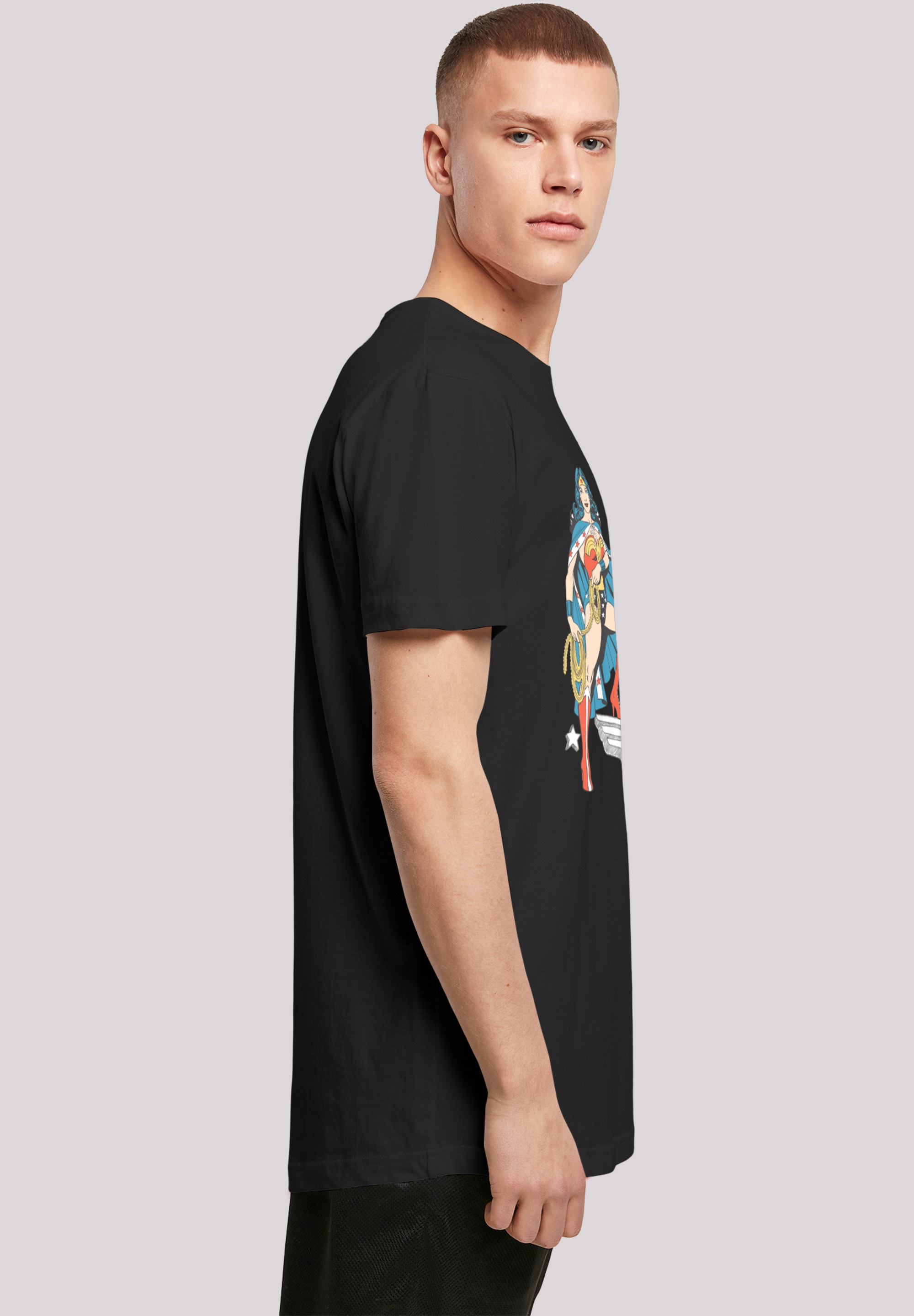 F4NT4STIC T-Shirt »DC Comics Wonder Woman Standing Logo«, Print