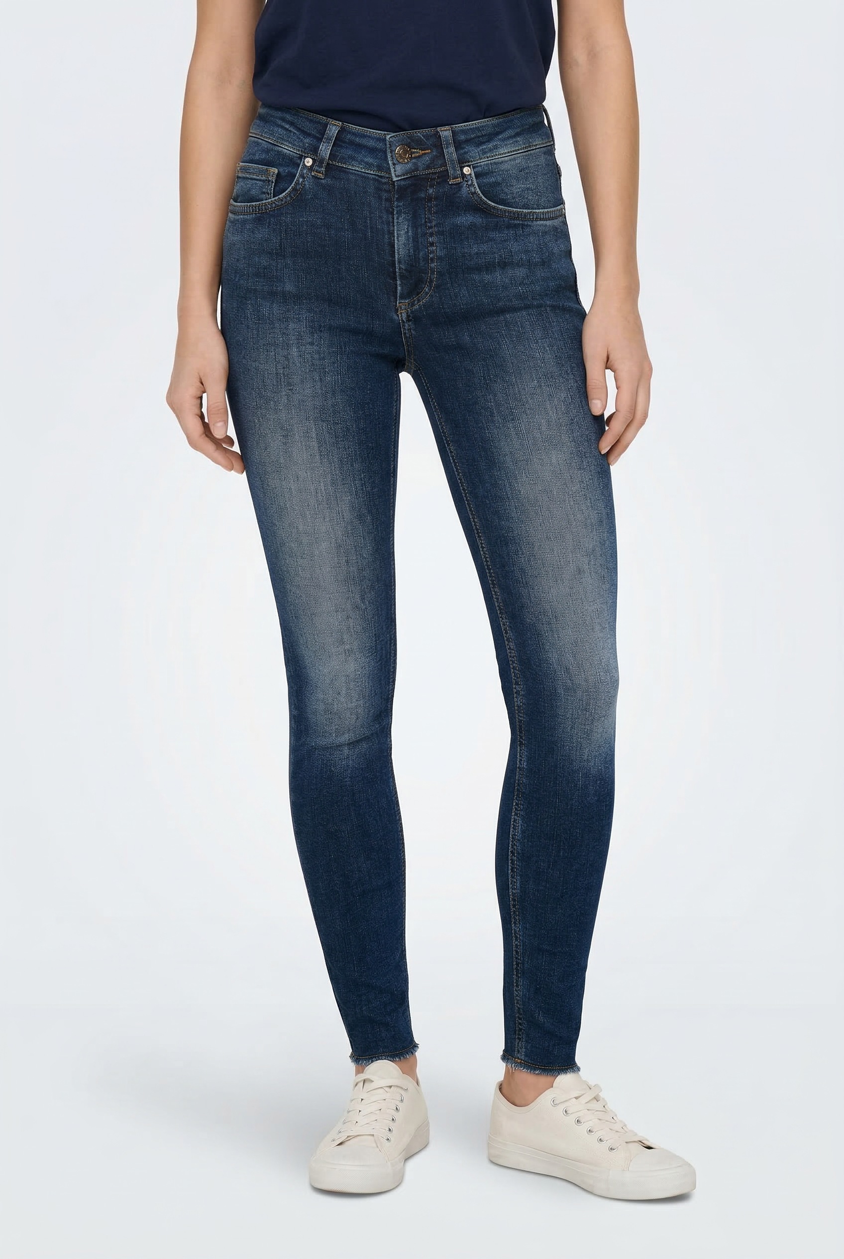 ONLY Skinny-fit-Jeans »ONLBLUSH MID SK ANK RW DNM REA082 NOOS«