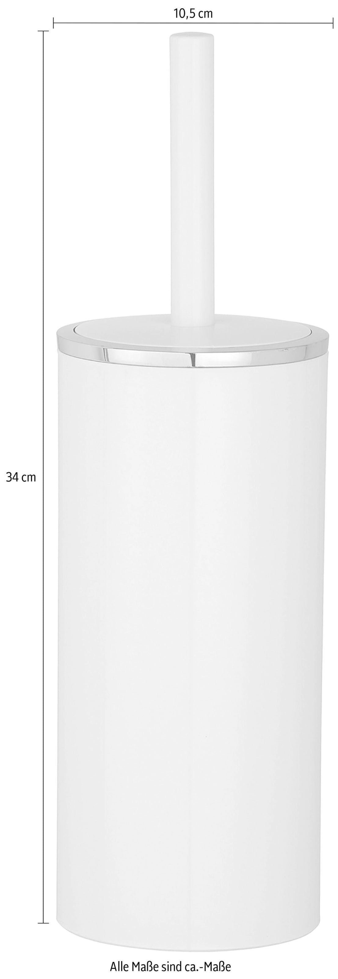 WENKO WC-Garnitur »Inca«, aus Kunststoff, Bürstenkopf-Durchmesser 7,5 cm