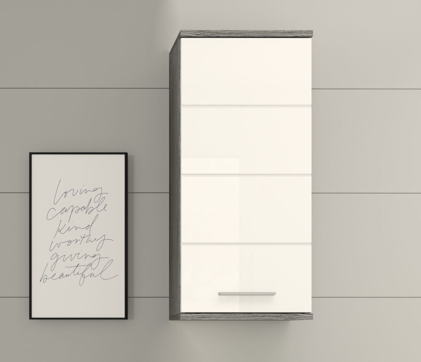 welltime Hängeschrank "LUCCA, TOPSELLER, Breite 35cm, 1 Tür (TA wechselbar) günstig online kaufen