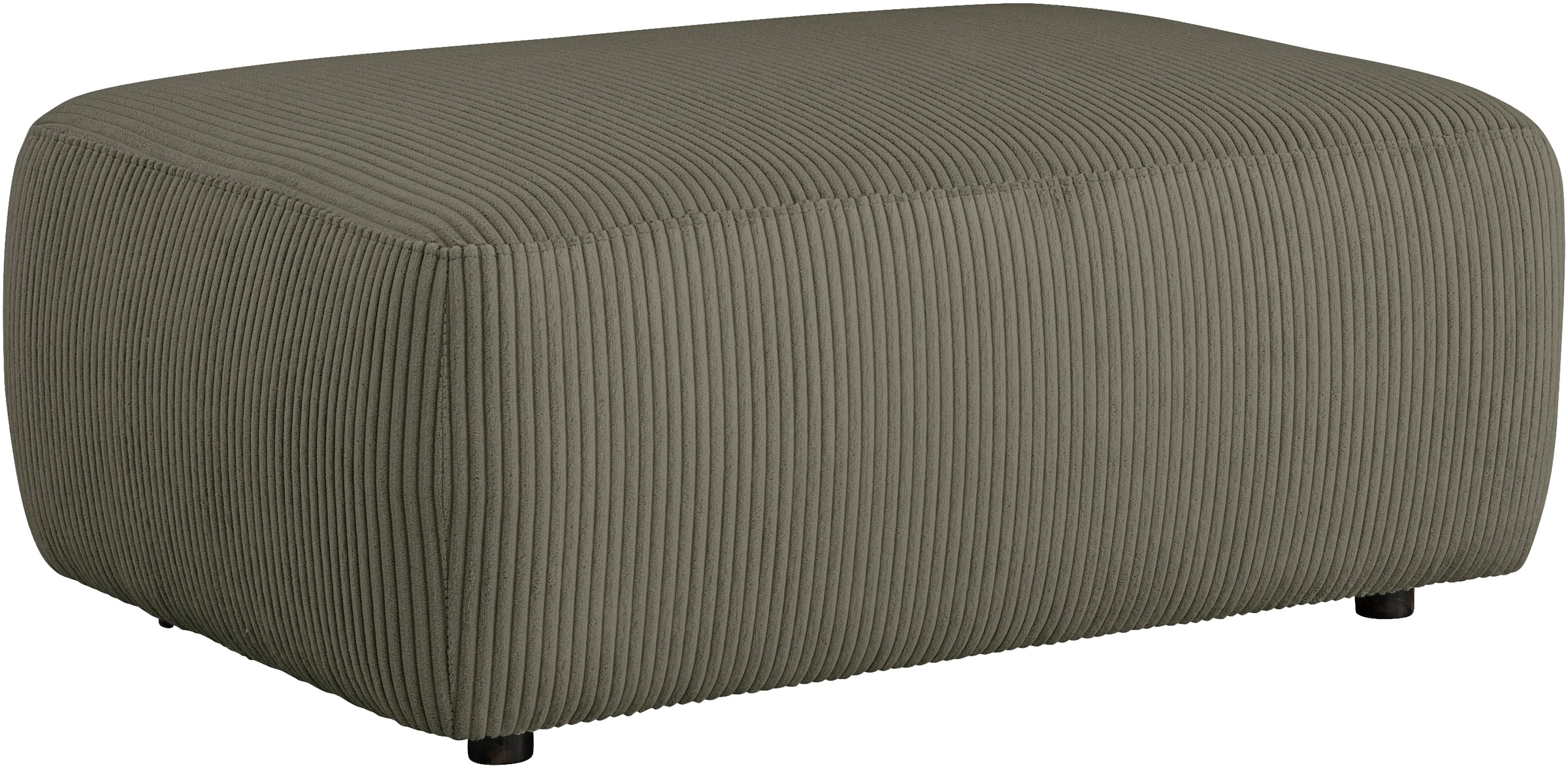 INOSIGN Polsterhocker "Torge, Hocker in Cord, Samtvelours oder Struktur", p günstig online kaufen