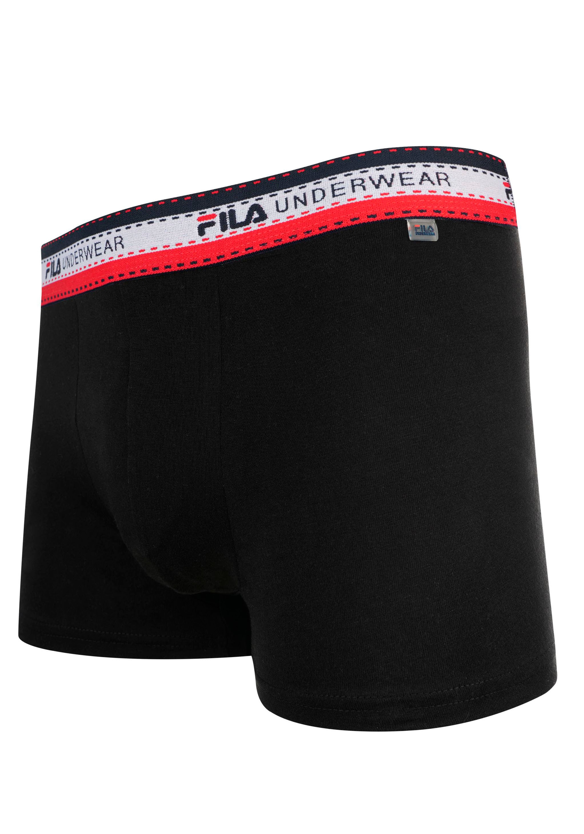 Fila Boxershorts »MAN BOXER SHORTS«, (3er Pack), elastischer Logo-Webbund, ohne Eingriff