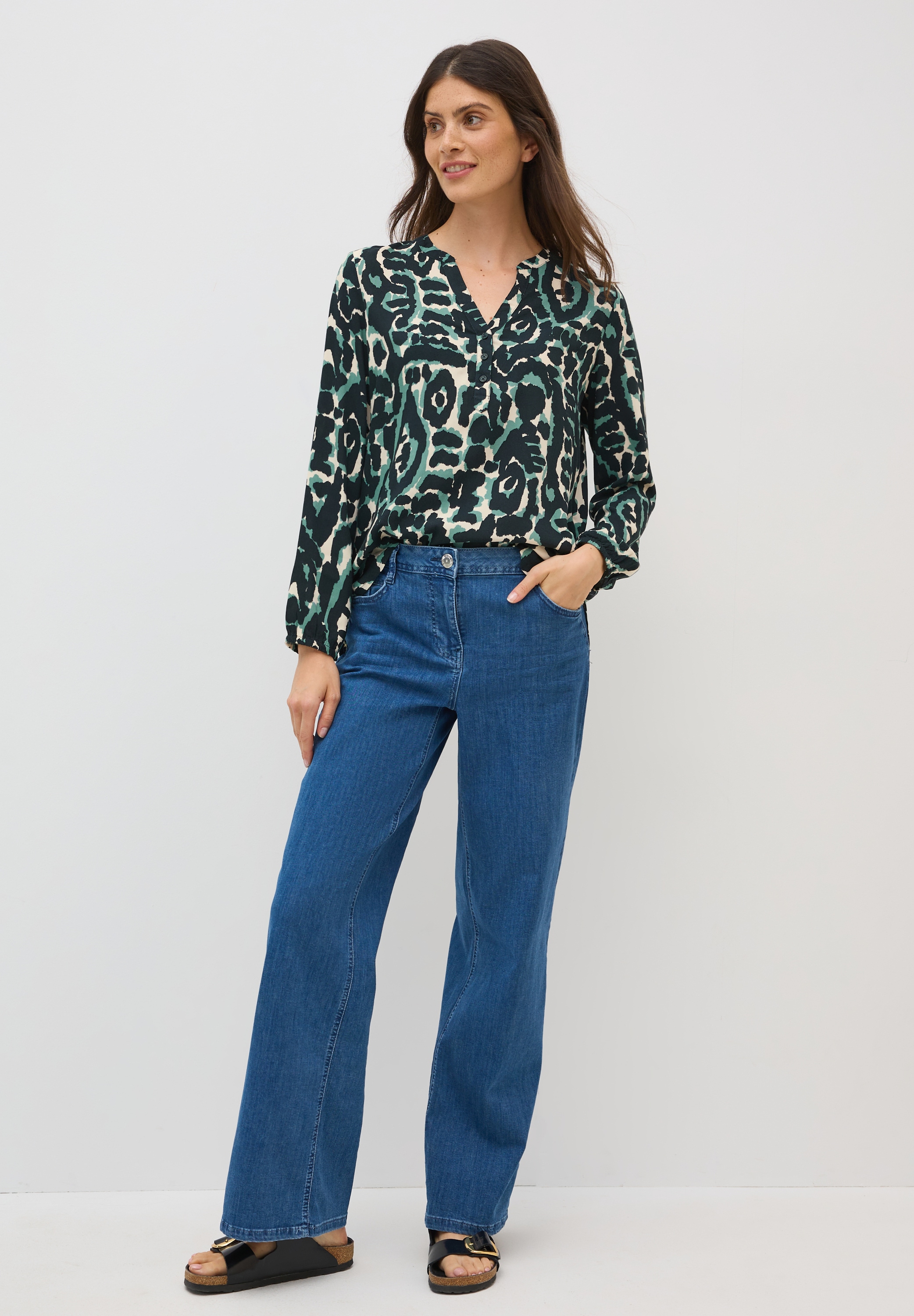 Cecil Shirtbluse, aus softer Viskose