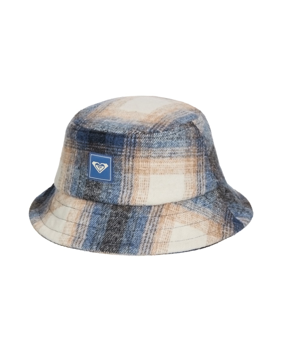 ROXY Damen Wendehut "Earthy Spirit Flannel"dutch blau, Gr. S, Obermaterial: 100% Polyester., Hüte