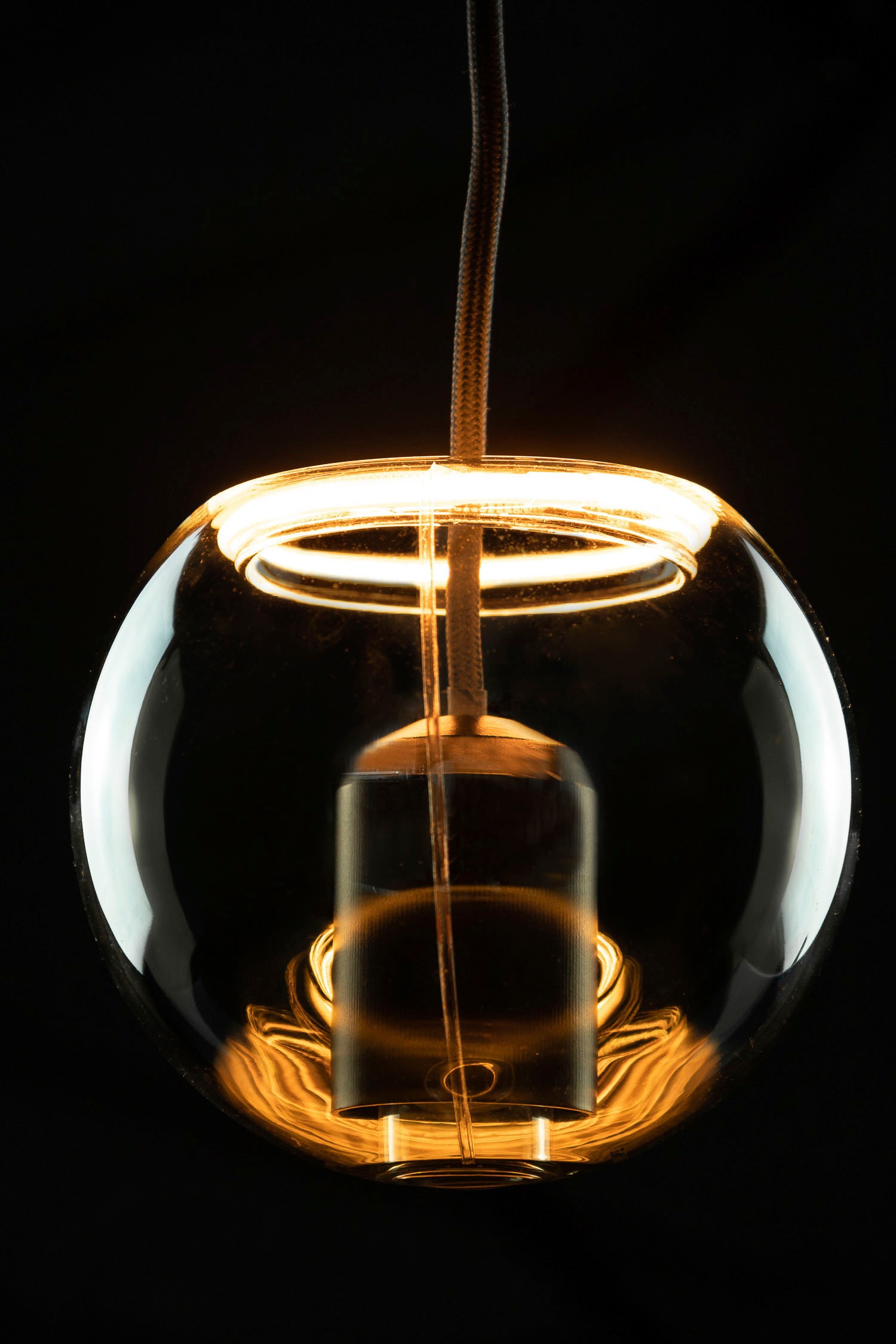 SEGULA LED-Leuchtmittel »LED Floating Globe 125 inside smokey grau«, E27, 1 St., Extra-Warmweiß, LED Floating Globe 125 inside smokey grau, E27, 5,2W, CRI >85, dimmbar