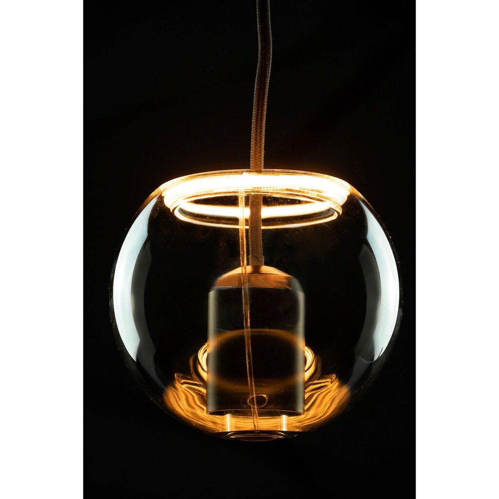 SEGULA LED-Leuchtmittel »LED Floating Globe 125 inside smokey grau«, E27, 1 St., Extra-Warmweiß