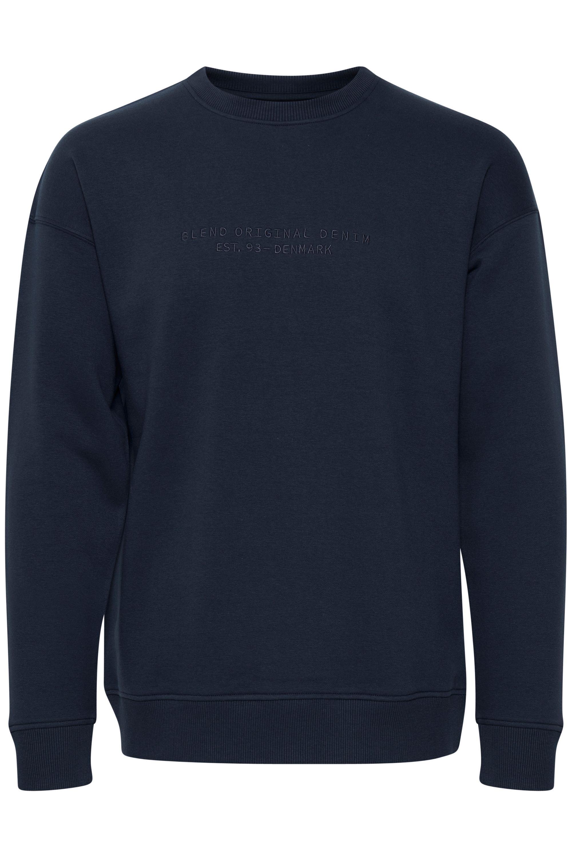 Blend Longpullover "BHJeffrey", Sweatshirt mit Rundhalsausschnitt günstig online kaufen