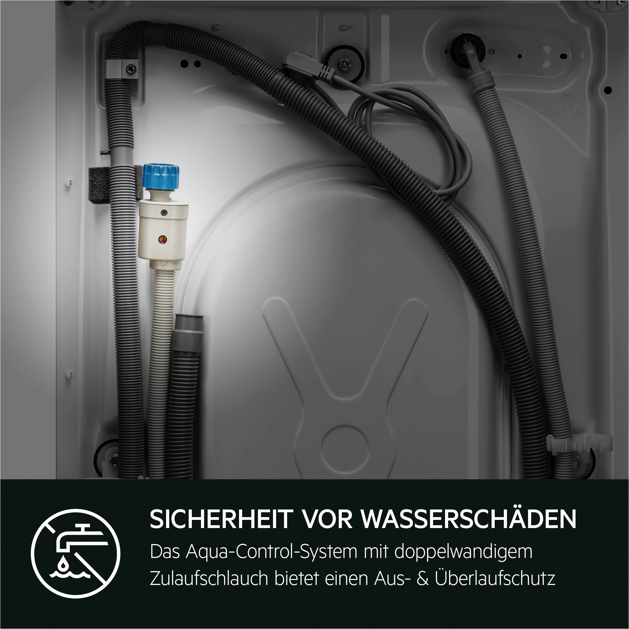 AEG Waschmaschine »LR6F60400«, 6000, LR6F60400, 10 kg, 1400 U/min, ProSense® Mengenautomatik​ - spart bis 40% Zeit, Wasser und Energie