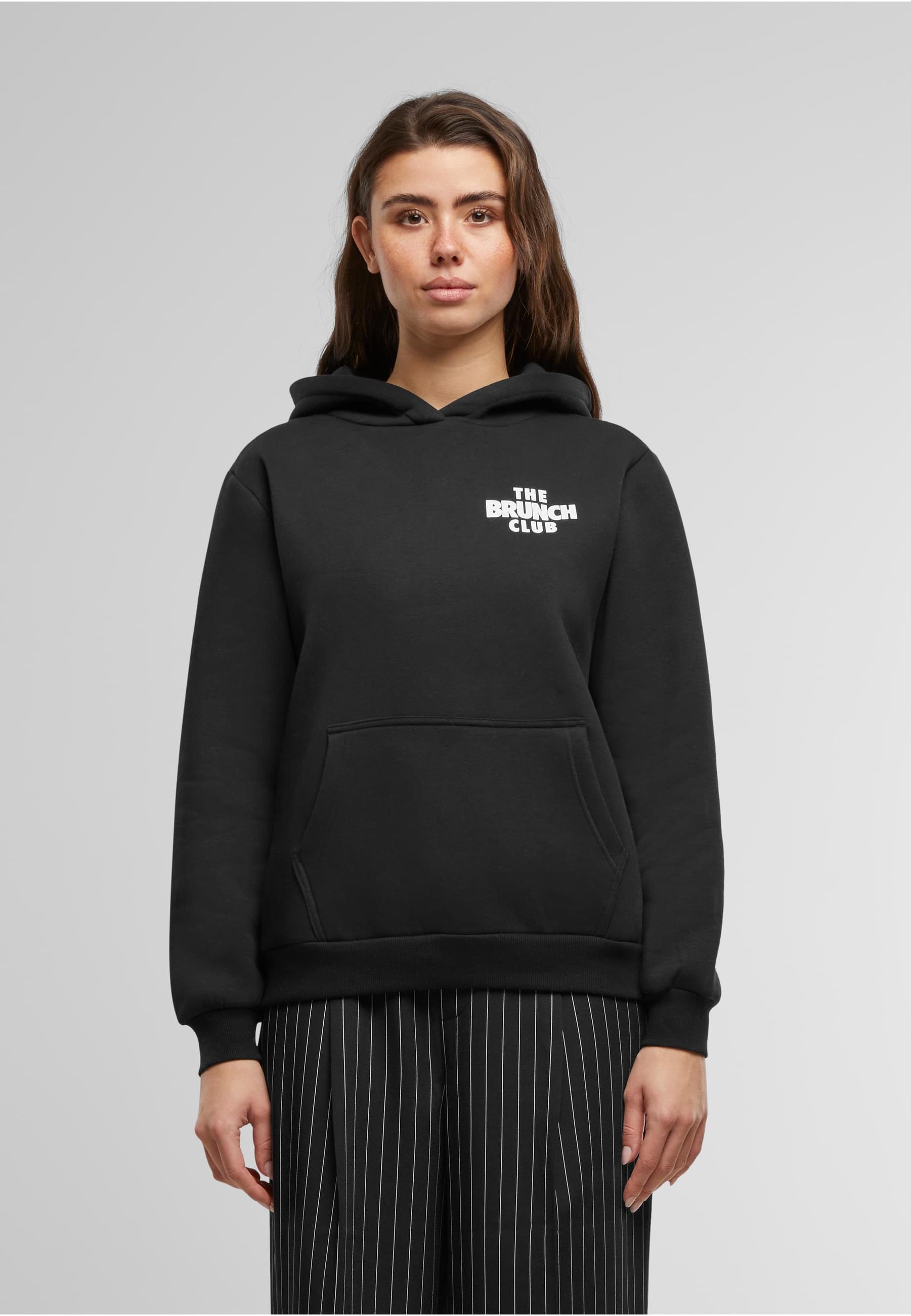 Miss Tee Kapuzenpullover »Miss Tee The Brunch Club Ladies Fluffy Hoody«, (1 tlg.)