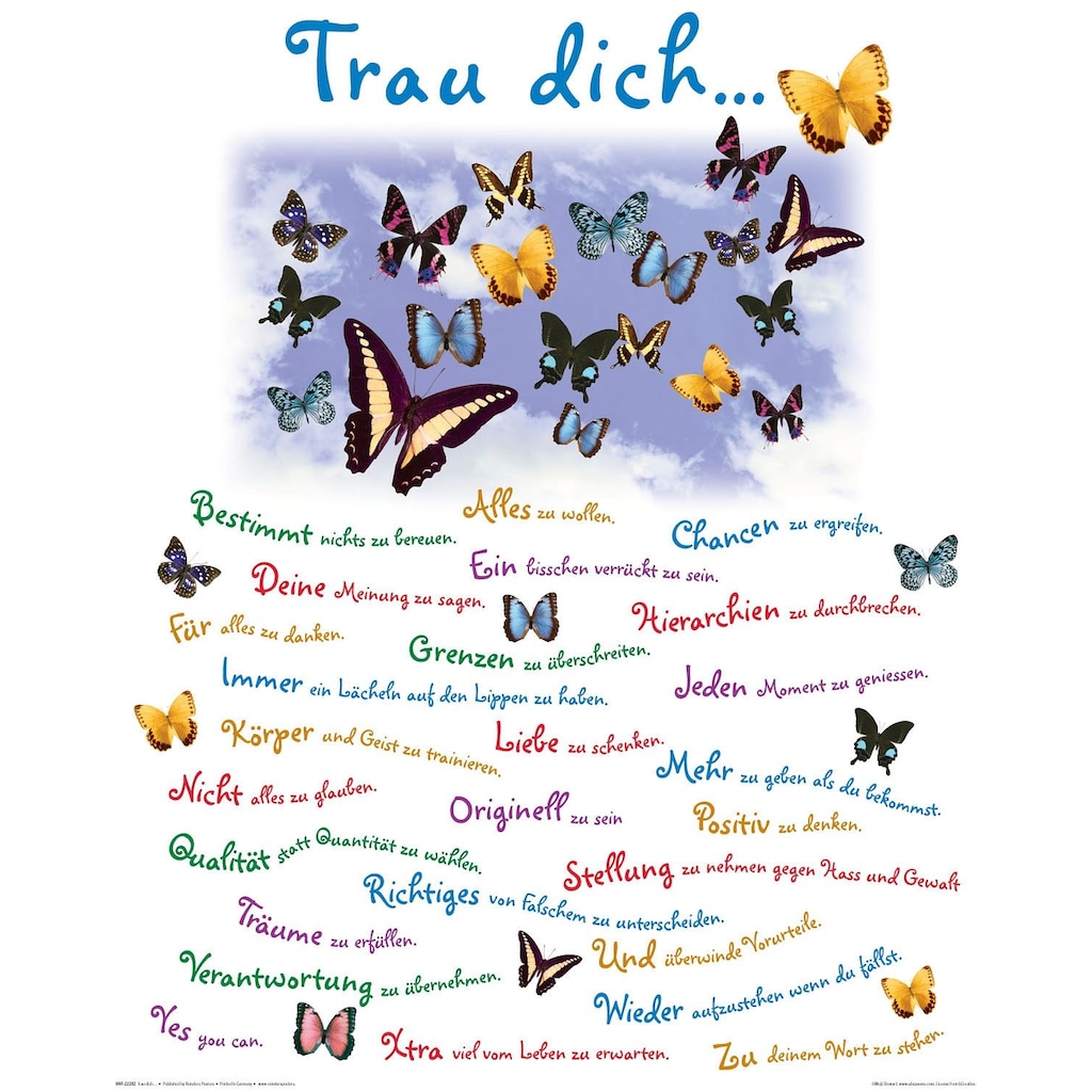 Home affaire Bild »Trau dich...«