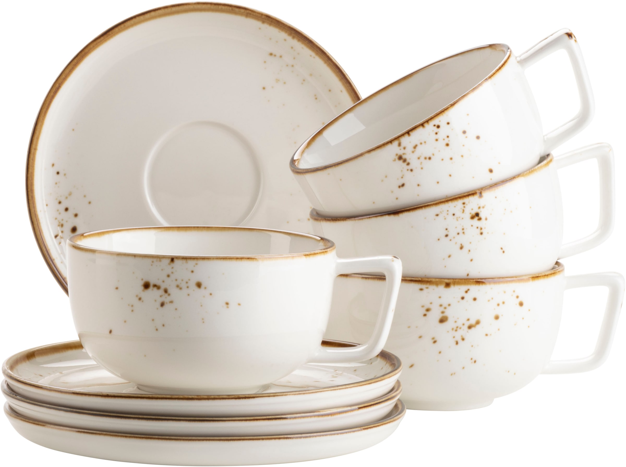 MÄSER Tasse "Kaffeetassen-Set Pinta, aus Porzellan" 8er Set, bestehend aus günstig online kaufen