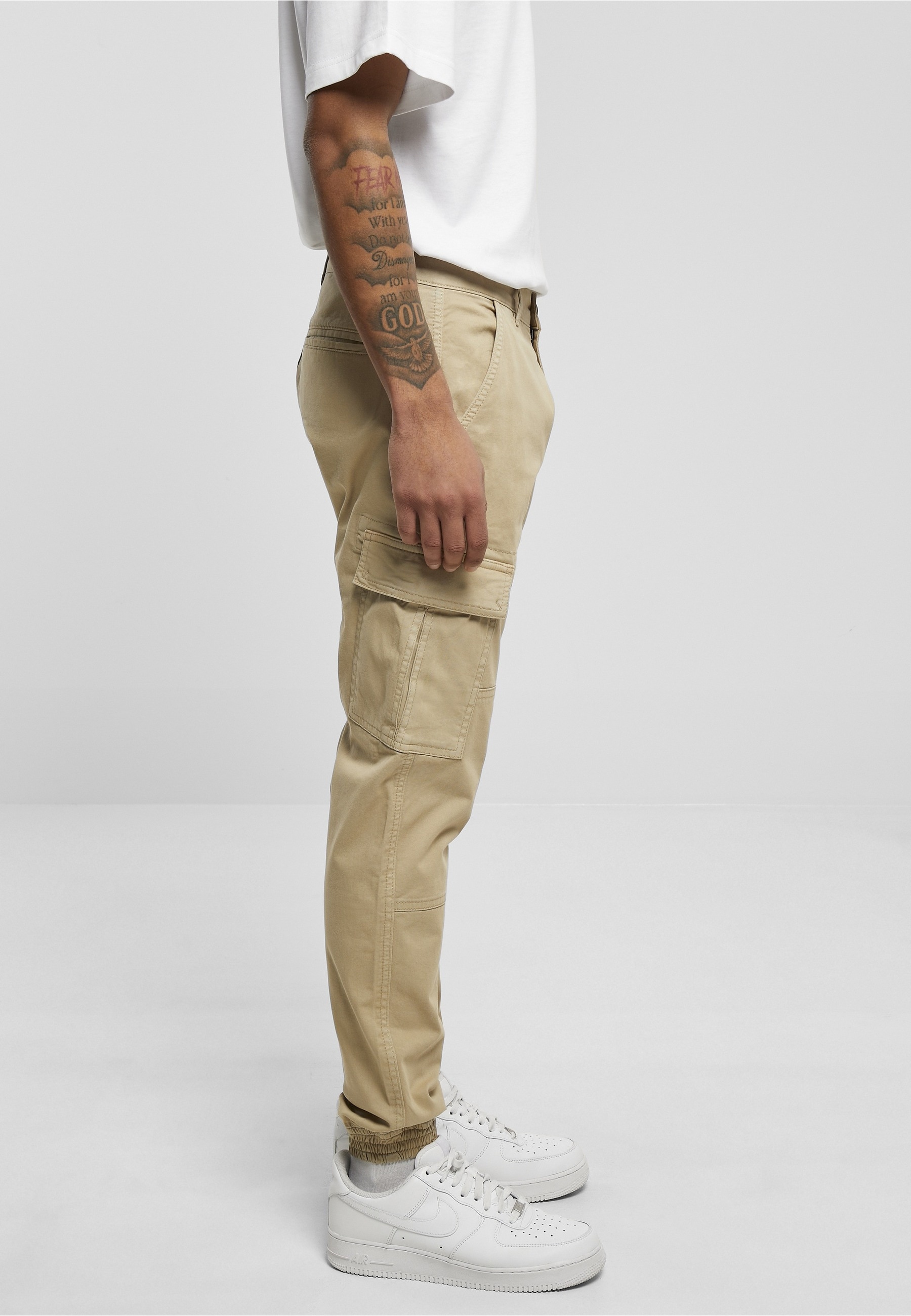 URBAN CLASSICS Cargohose »Urban Classics Herren Washed Cargo Twill Jogging Pants«