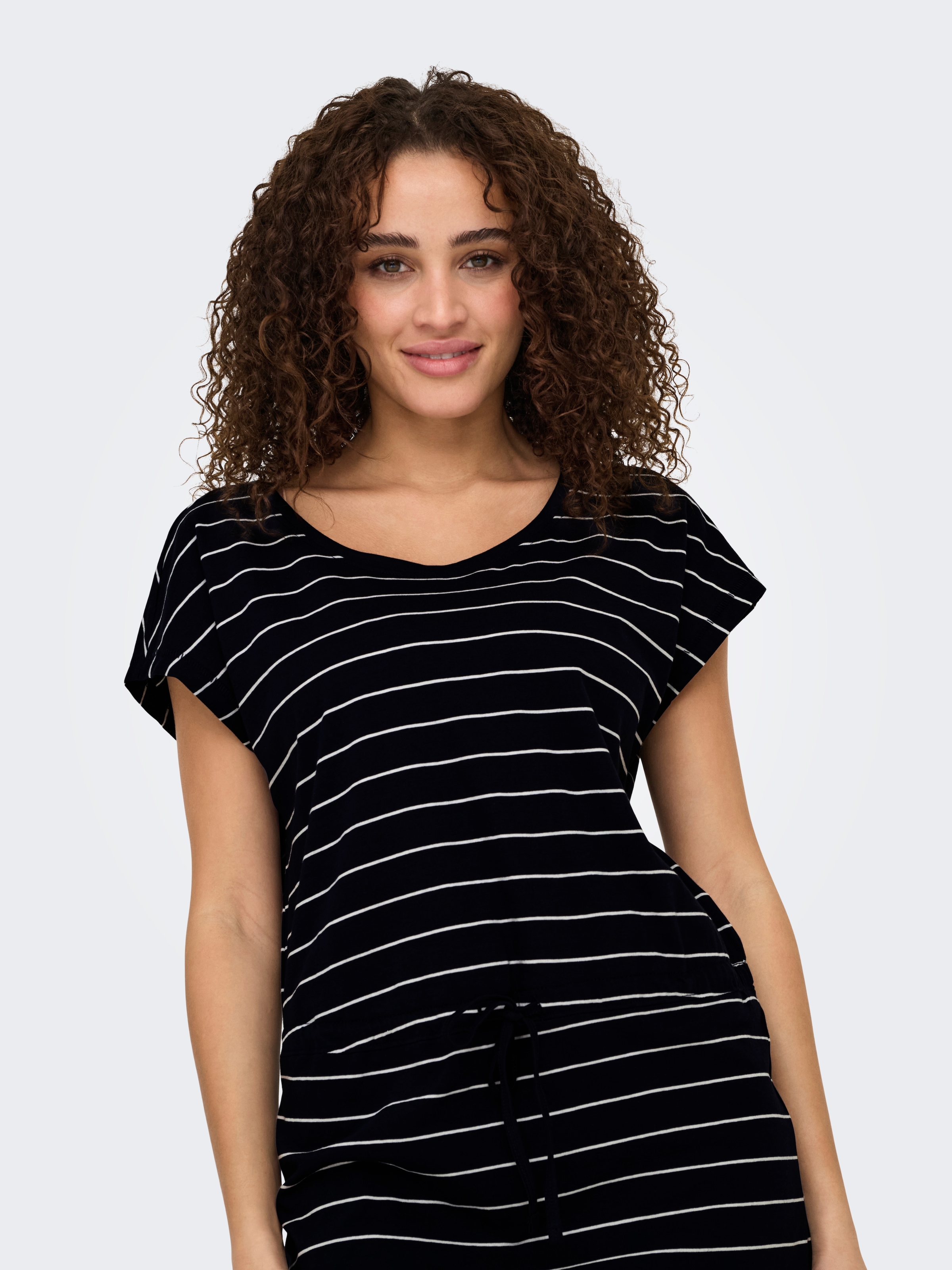 ONLY Shirtkleid »ONLMAY LIFE S/S DRESS 2 PACK CS JRS« 2er-Pack,  Baumwolle, regular fit, Rundhals