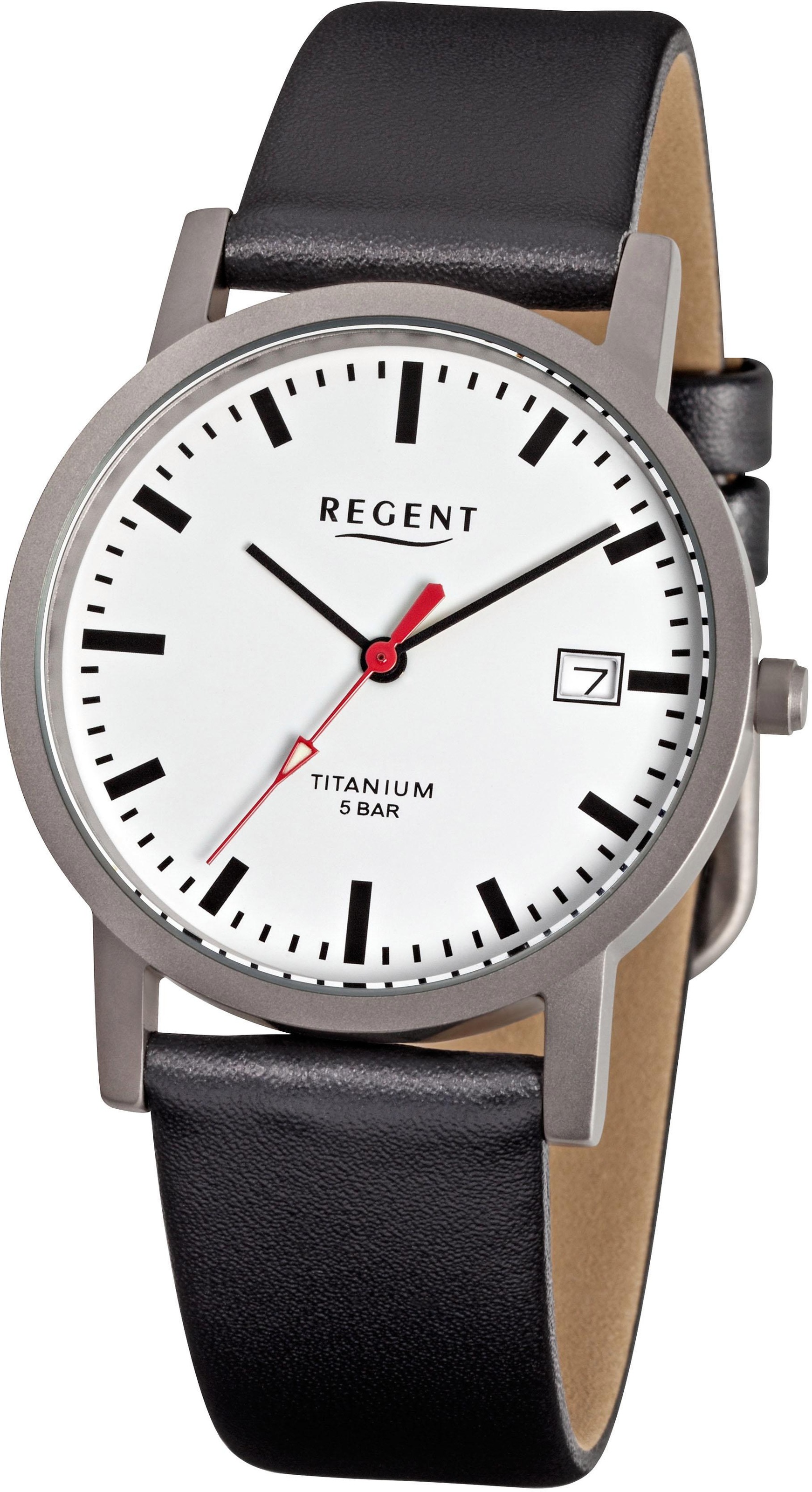 Regent Quarzuhr »1239.90.10« Armbanduhr Herre...