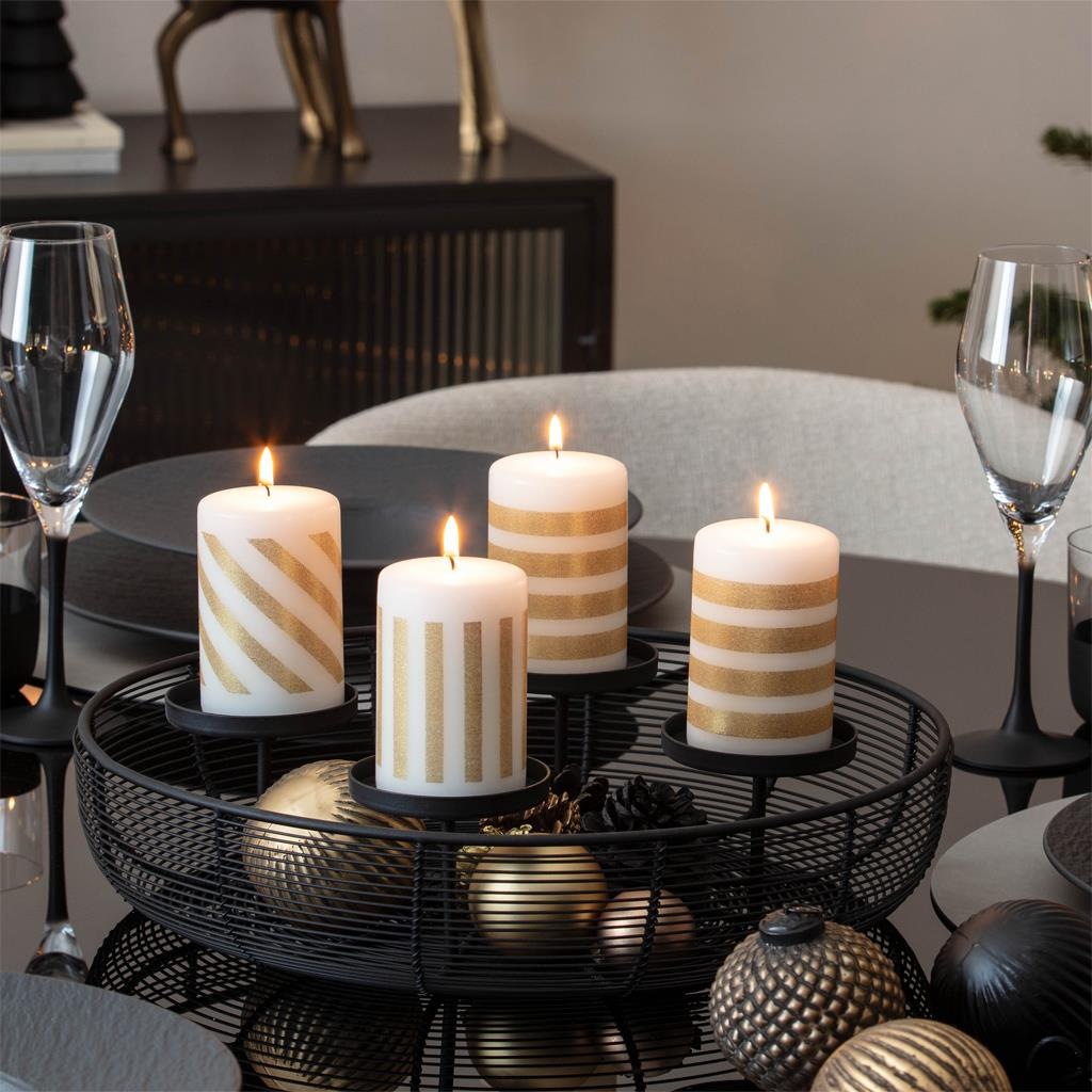 Villeroy & Boch Adventskranz »Adventskranz Christmas Chic ø 36 cm schwarz« Abwischbar
