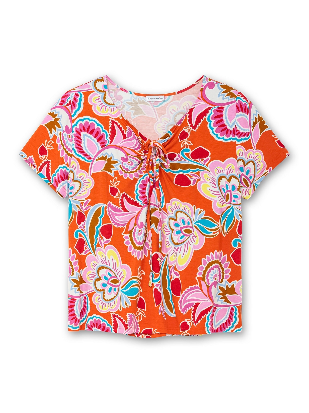sheego by Joe Browns T-Shirt »Große Größen«, mit Neckholder-Bindeband