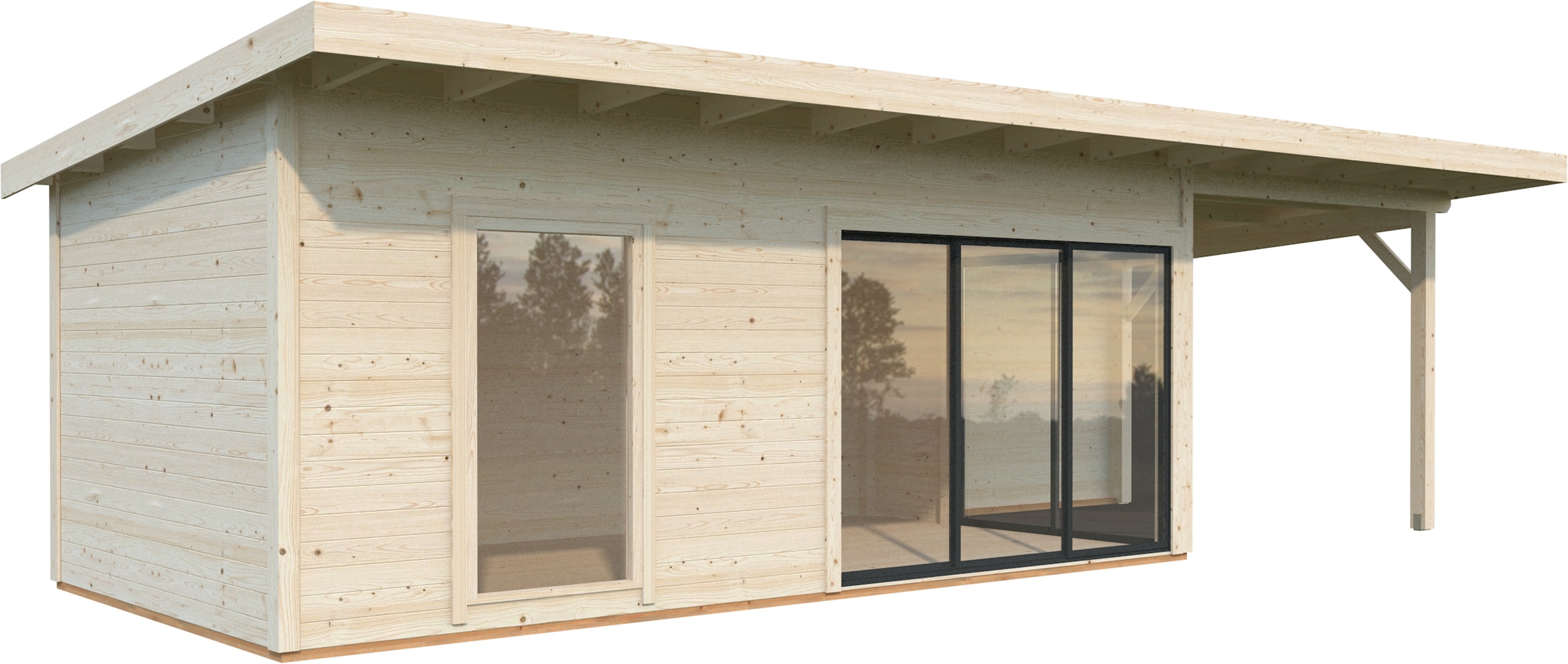 Palmako Gartenhaus »Andrea 17,1+7,9 m², Slide«