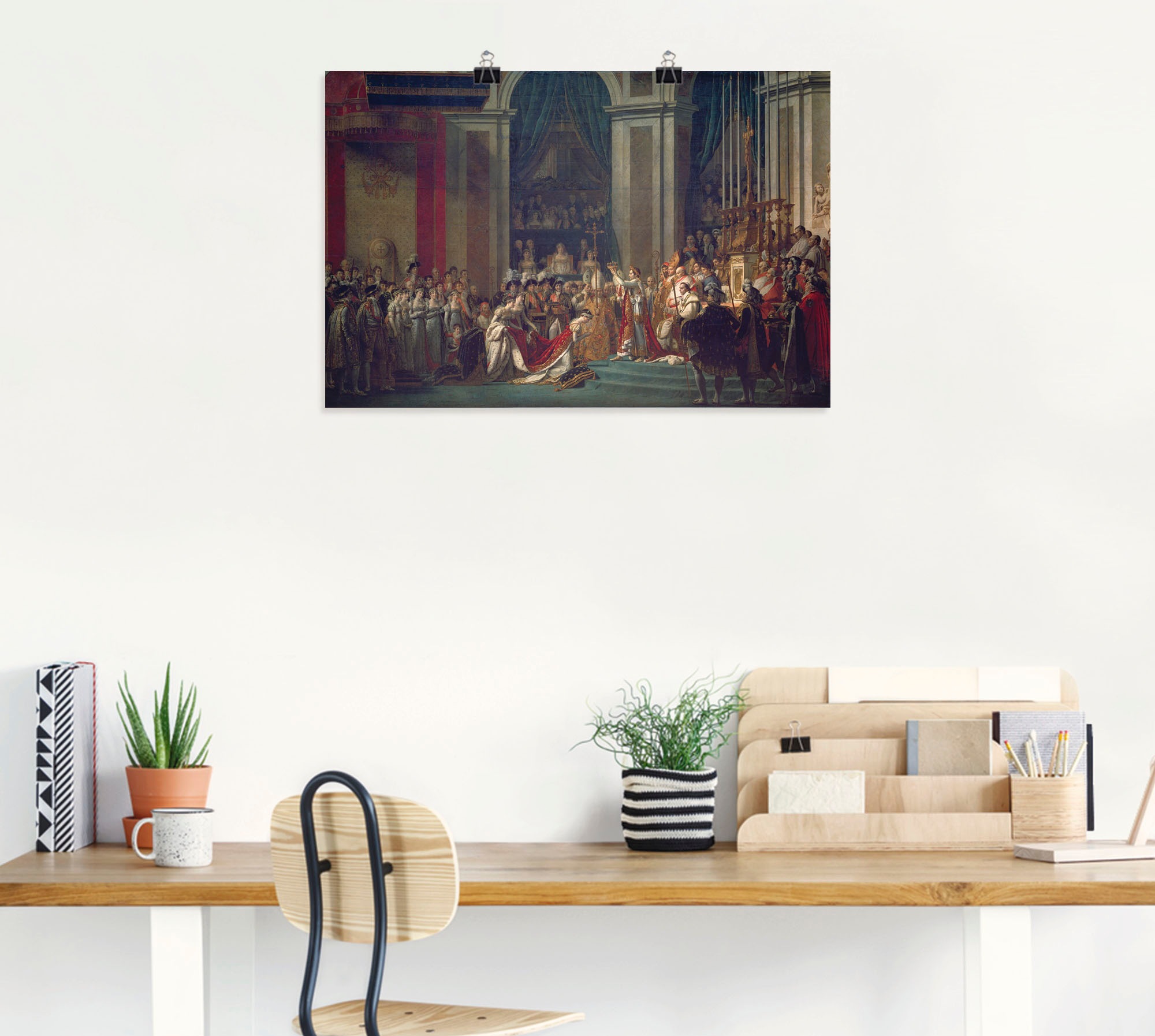 Artland Alu-Dibond-Druck »Krönung Napoleons I und Josephines«, historische Ereignisse, (1 St.), für Innen- und Außenbereich geeignet, Outdoorbild