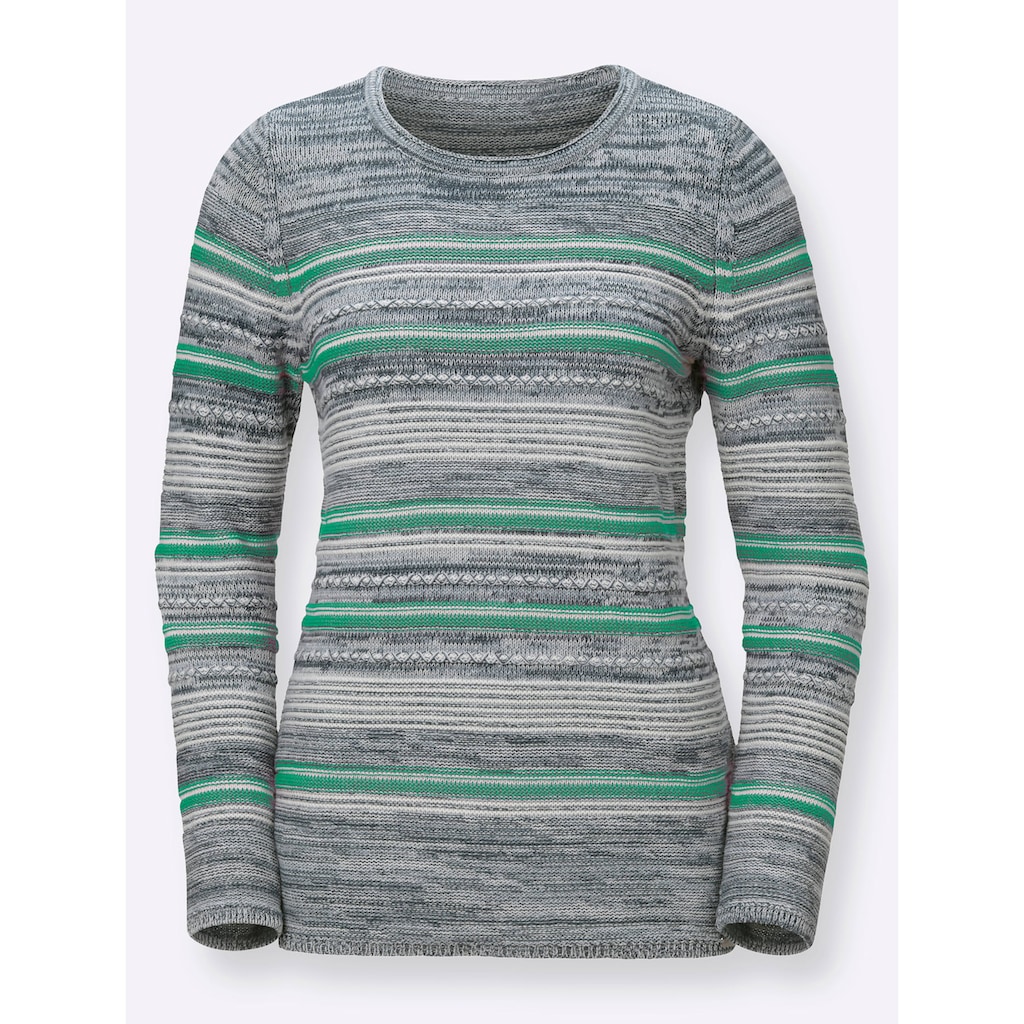 Casual Looks Rundhalspullover »Pullover«