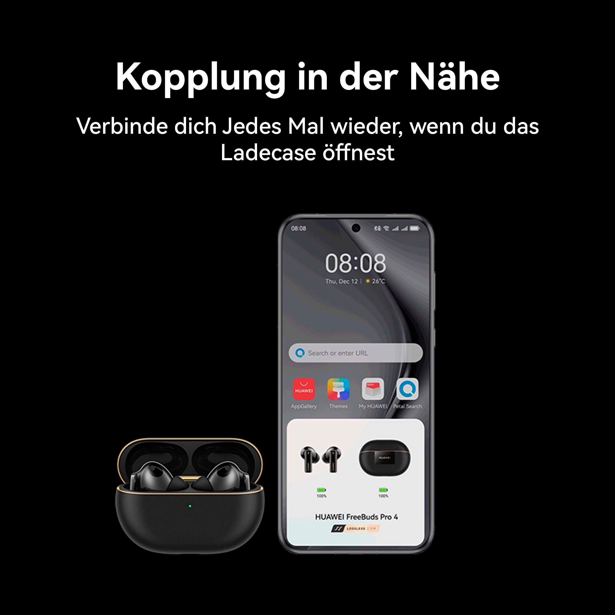 Huawei wireless In-Ear-Kopfhörer »FreeBuds Pro 4«, A2DP Bluetooth, Freisprechfunktion