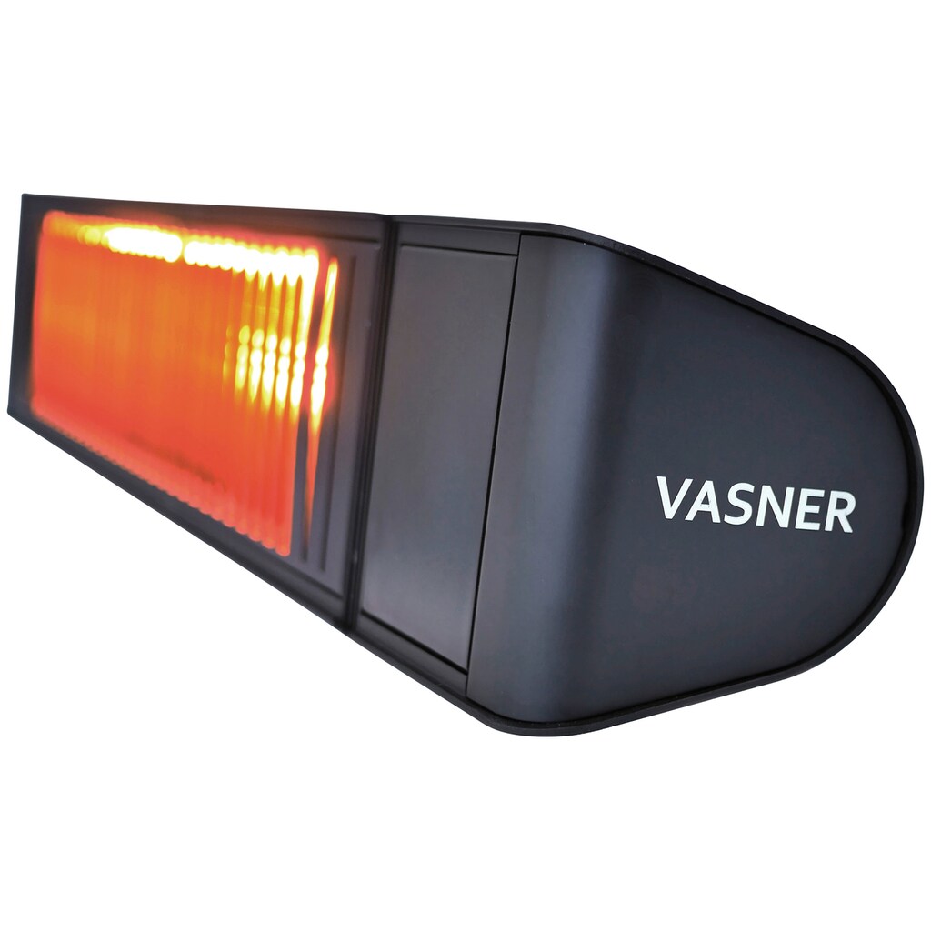 Vasner Heizstrahler »Wand / Decke, schwarz, Teras X20«, 2000 W, abgerundetes Design