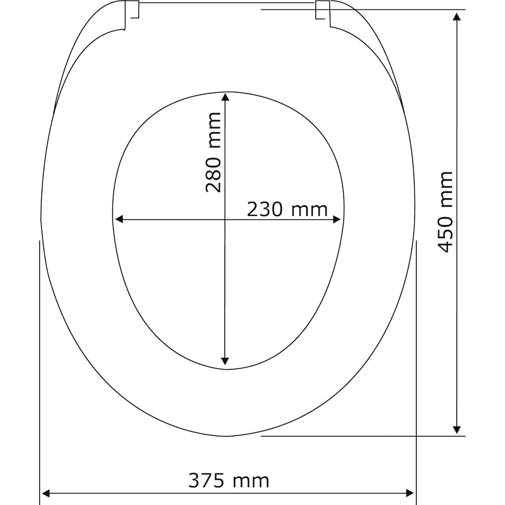 WENKO WC-Sitz »Muschel«
