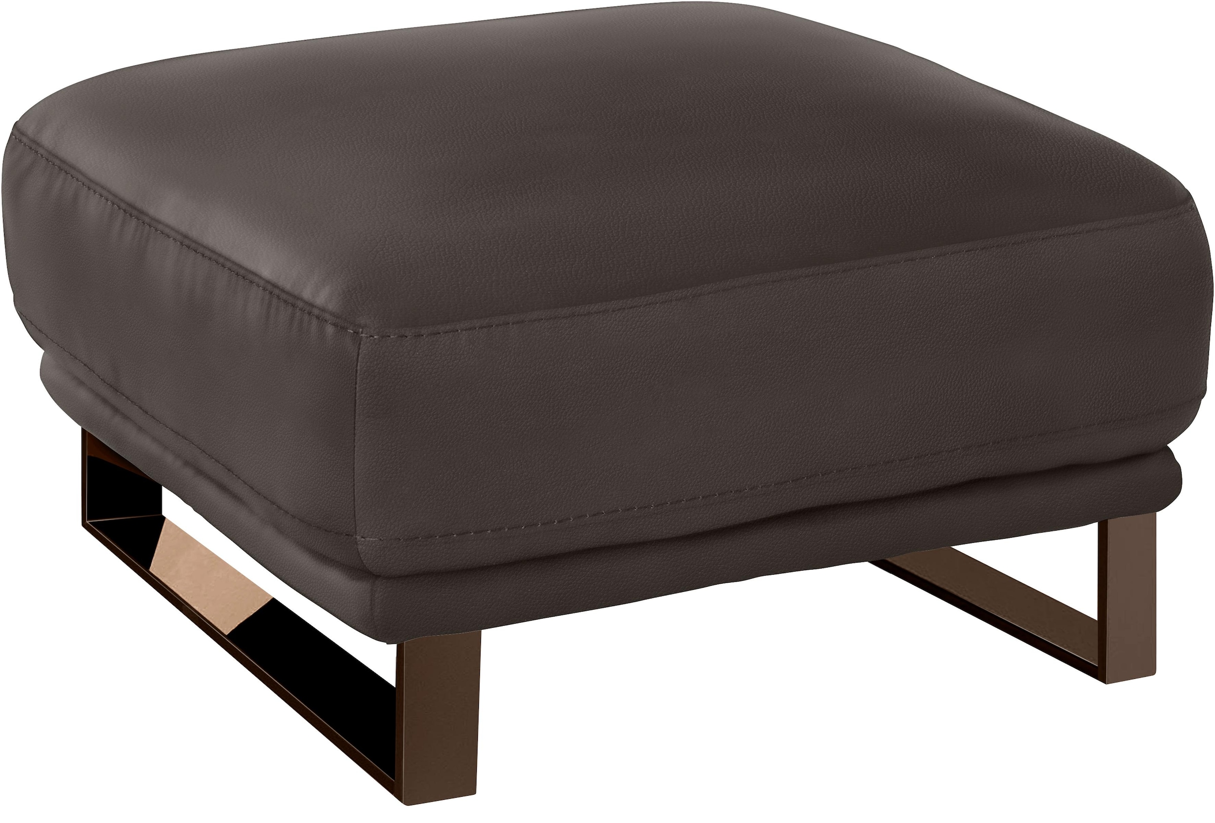 W.SCHILLIG Hocker »montanaa« mit Metallkufen in Bronze pulverbeschichtet, Breite 71 cm