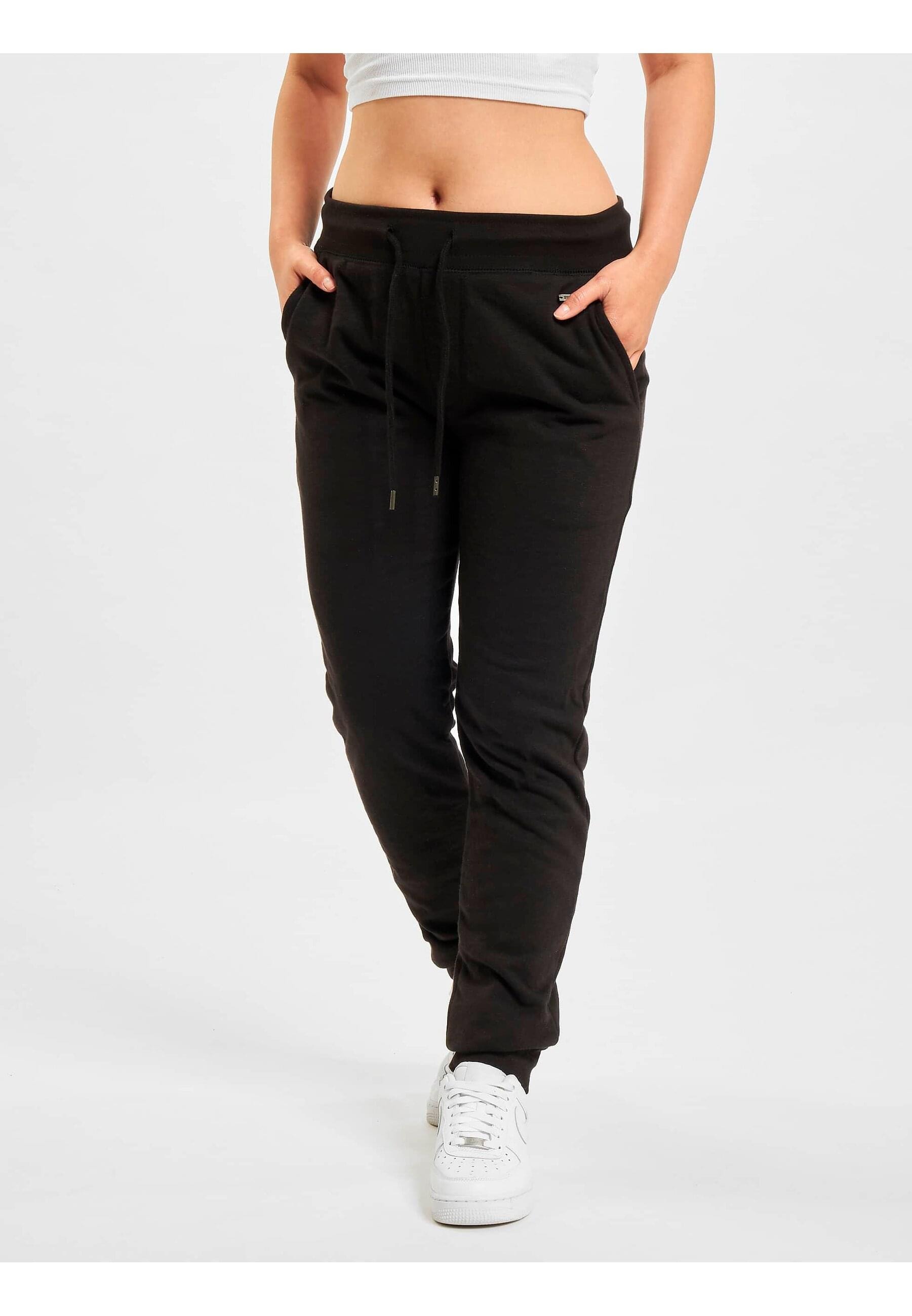 Just Rhyse Stoffhose »Just Rhyse Damen Just Rhyse Poppy Sweat Pants Black«, (1 tlg.)