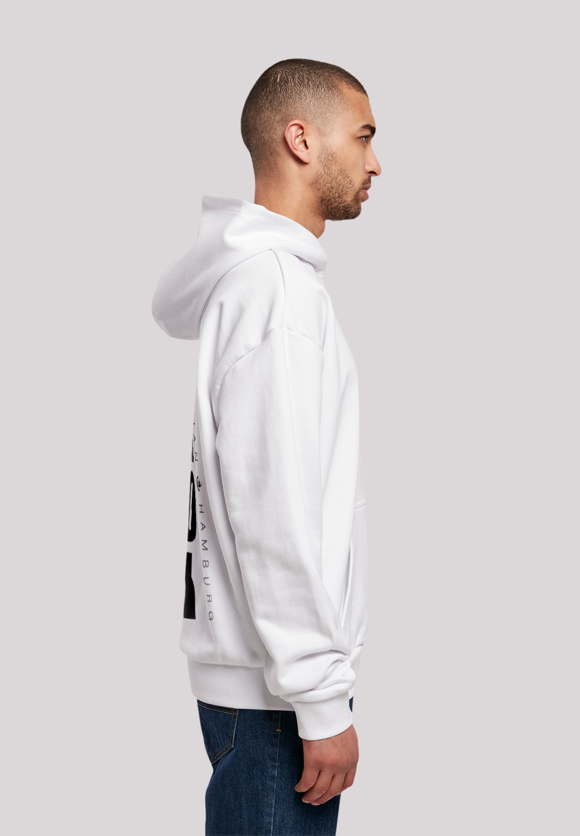 F4NT4STIC Kapuzenpullover »Ahoi Anker Knut & Jan Hamburg«, Print