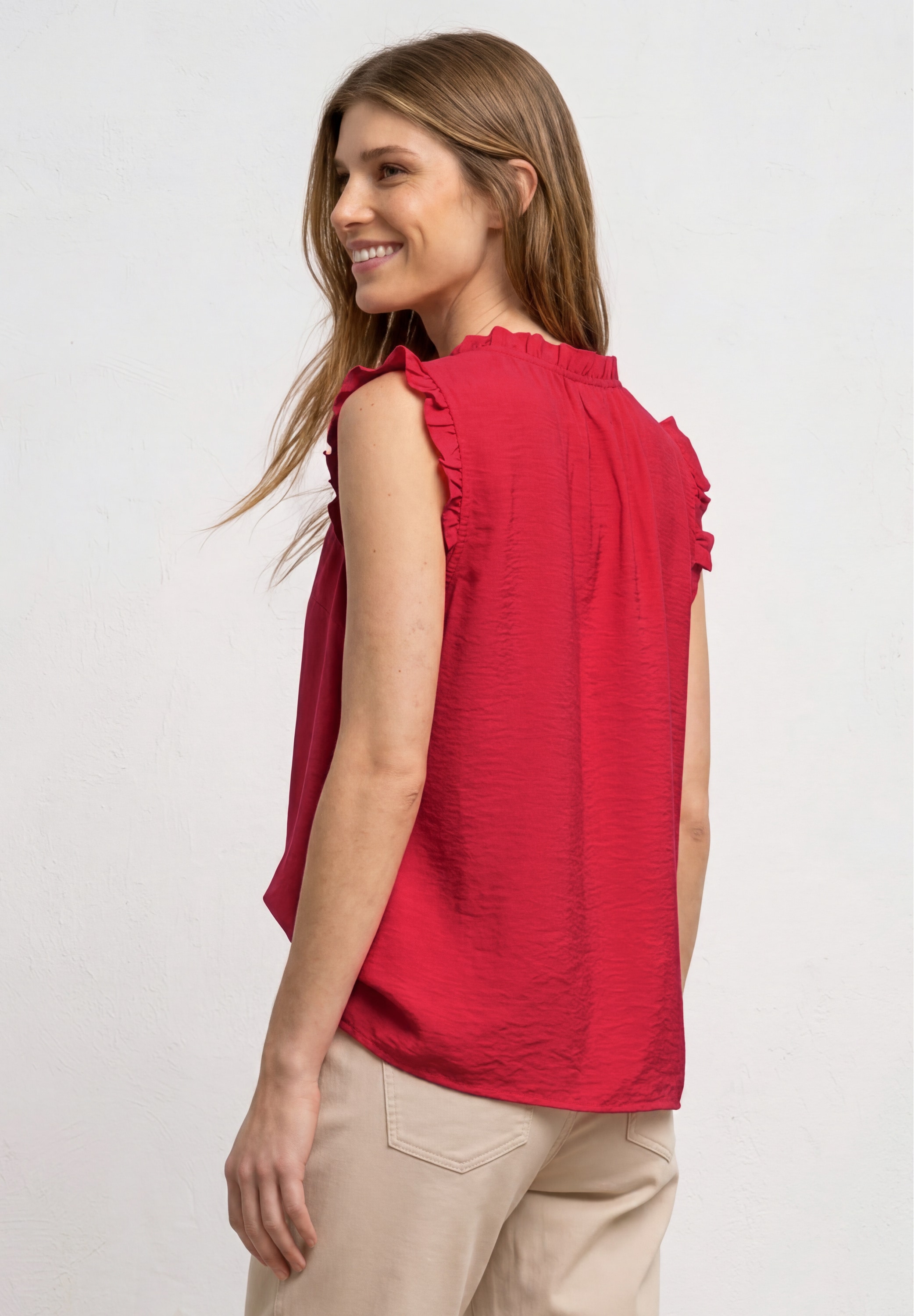 STREET ONE Blusentop aus softer Viskose