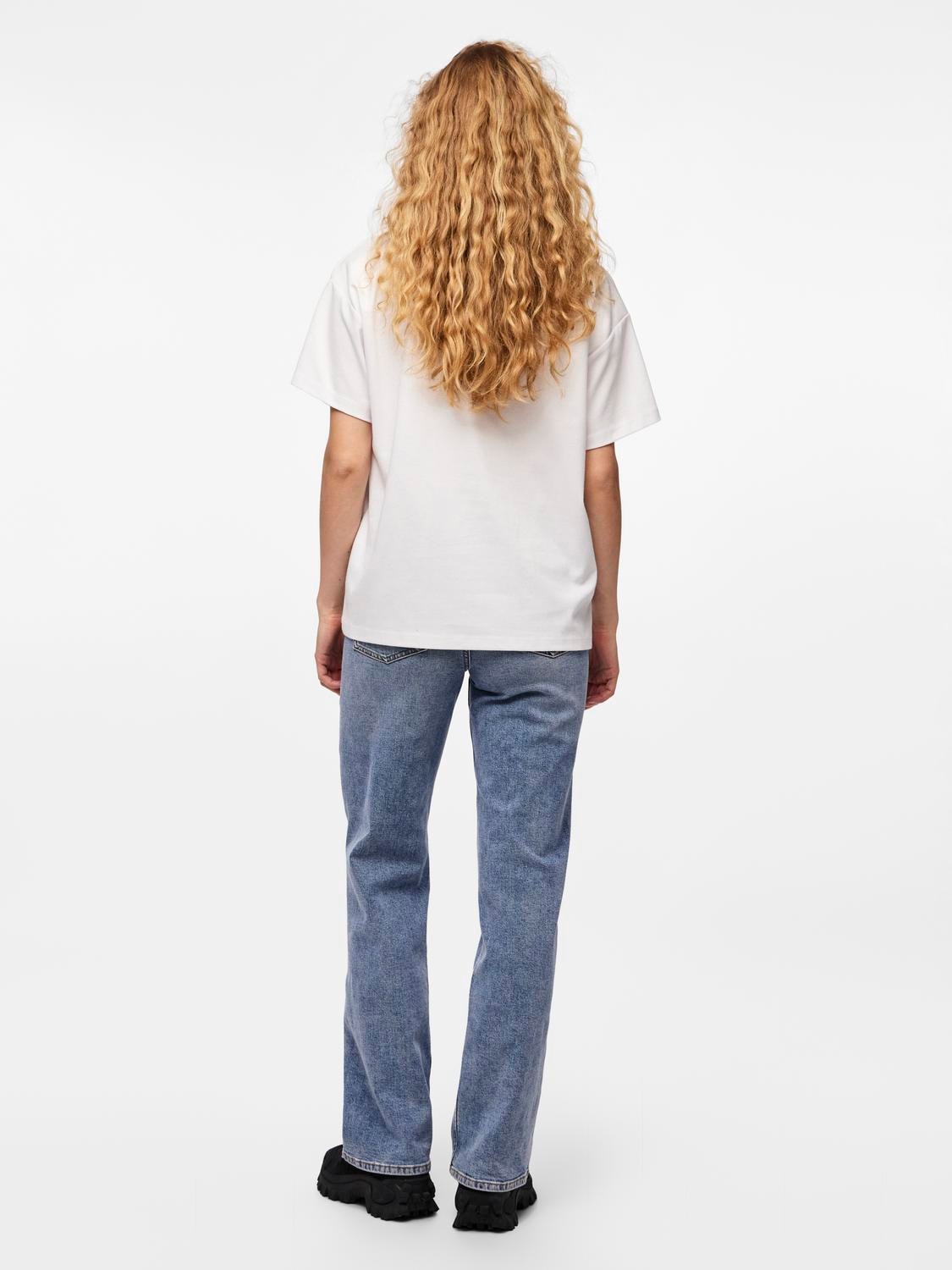 pieces Kurzarmshirt »PCSKYLAR SS OVERSIZED TEE NOOS«