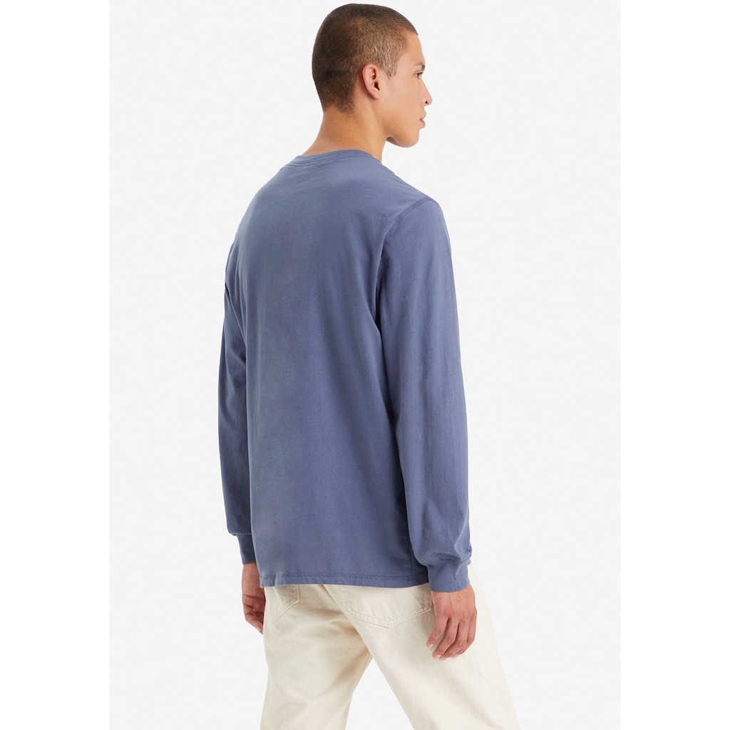 Levi's® Langarmshirt »4 BUTTON HENLEY BLUES«