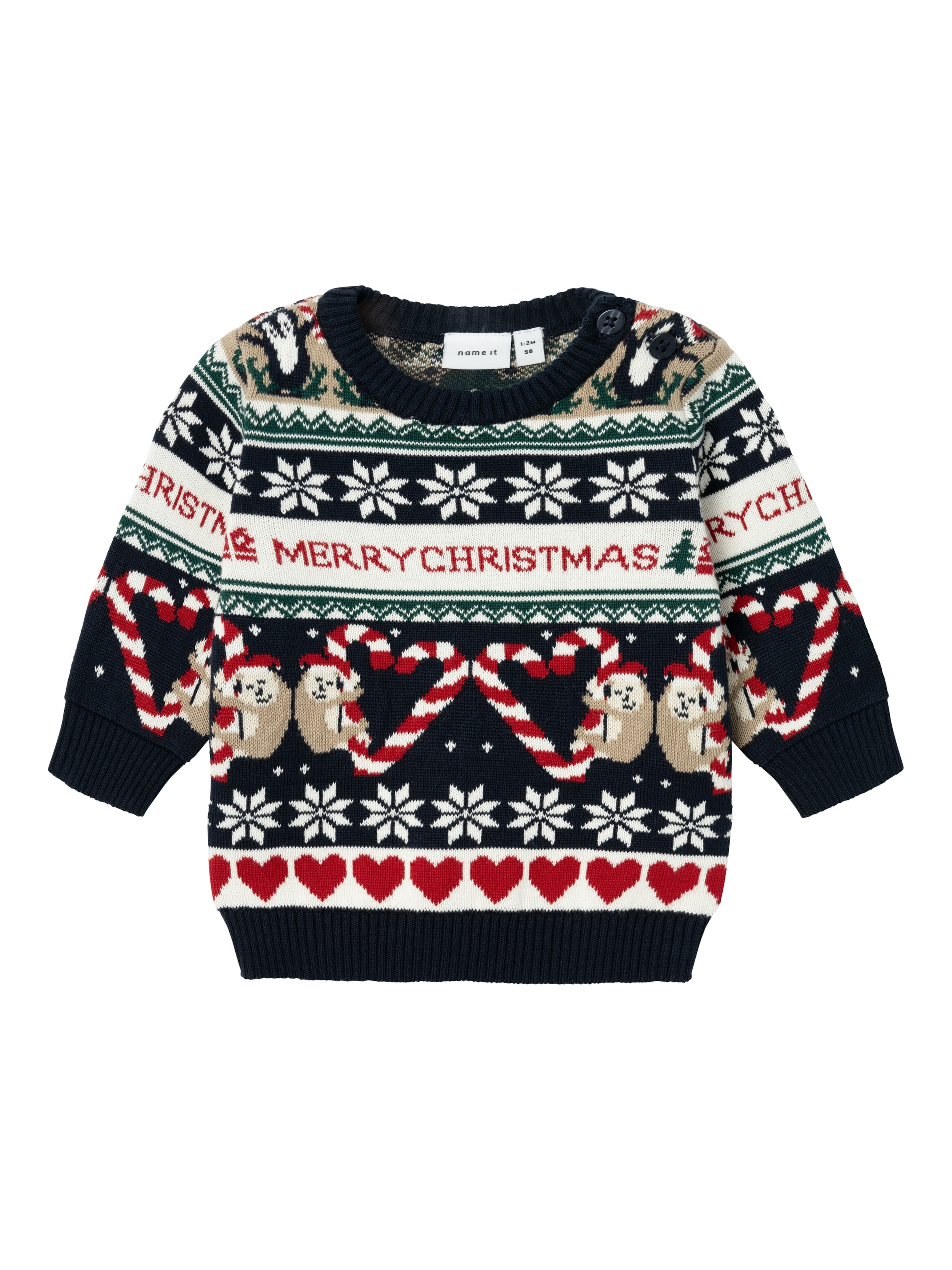 Weihnachtspullover »NBNRILLE LS KNIT«