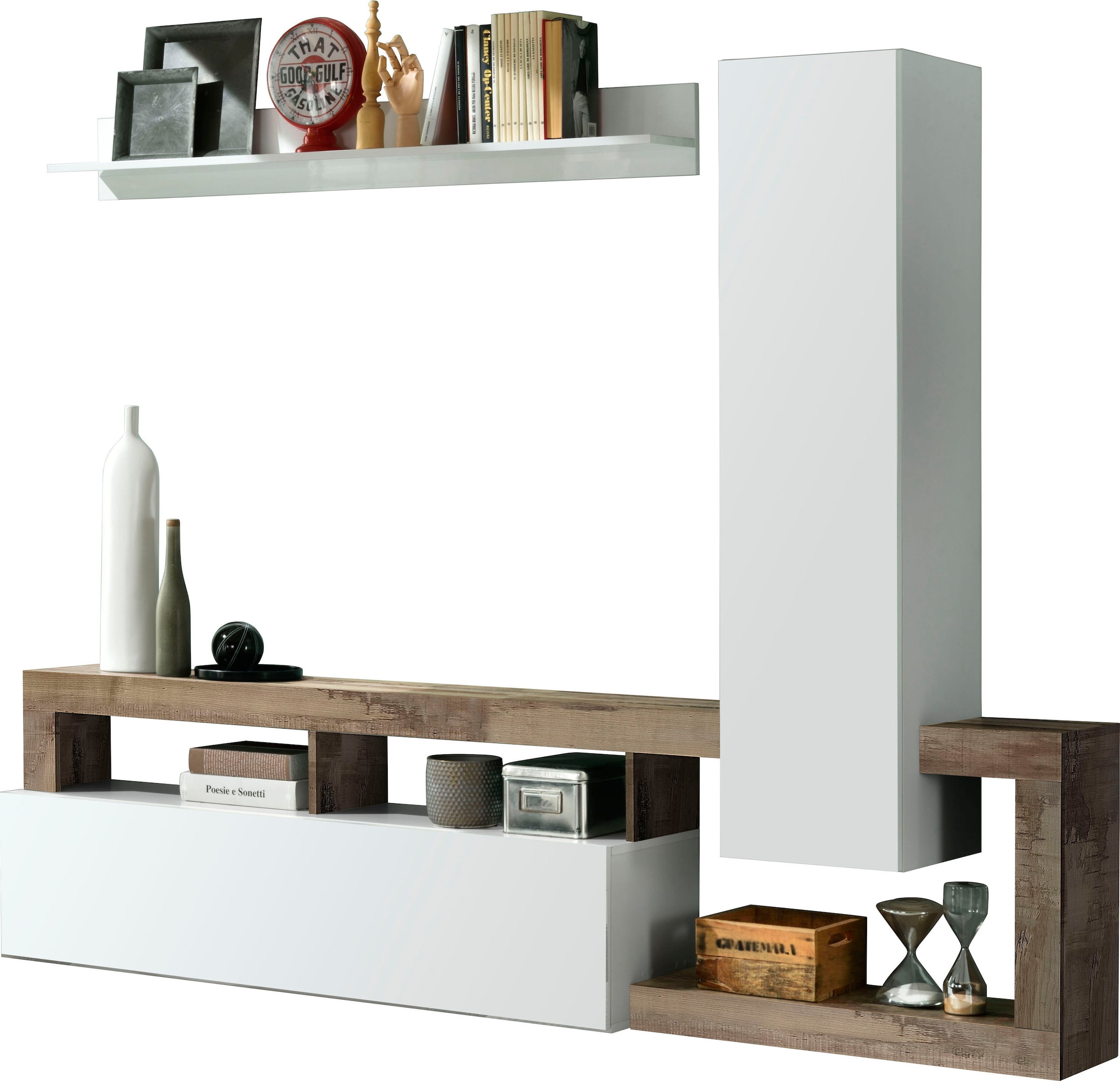 Home affaire Wohnwand "Hamburg" Set, 3 Stk. tlg. günstig online kaufen