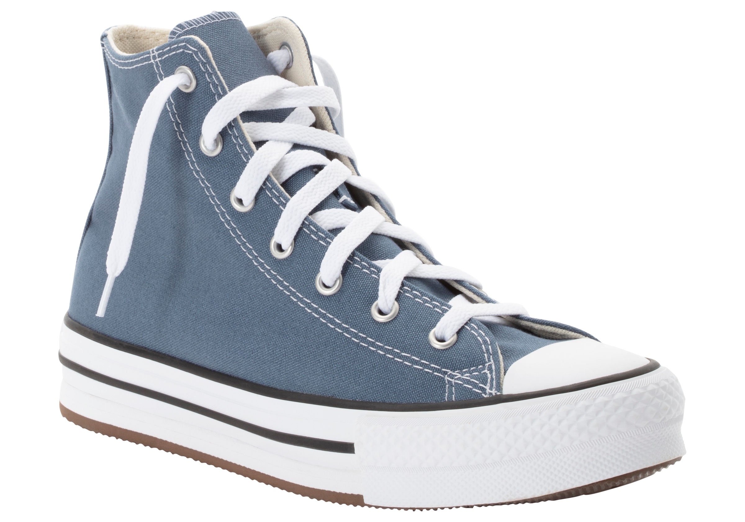 Converse Chuck Taylor All Star Eva Lift Platform Sneaker White/Blue/Black 37.5 2