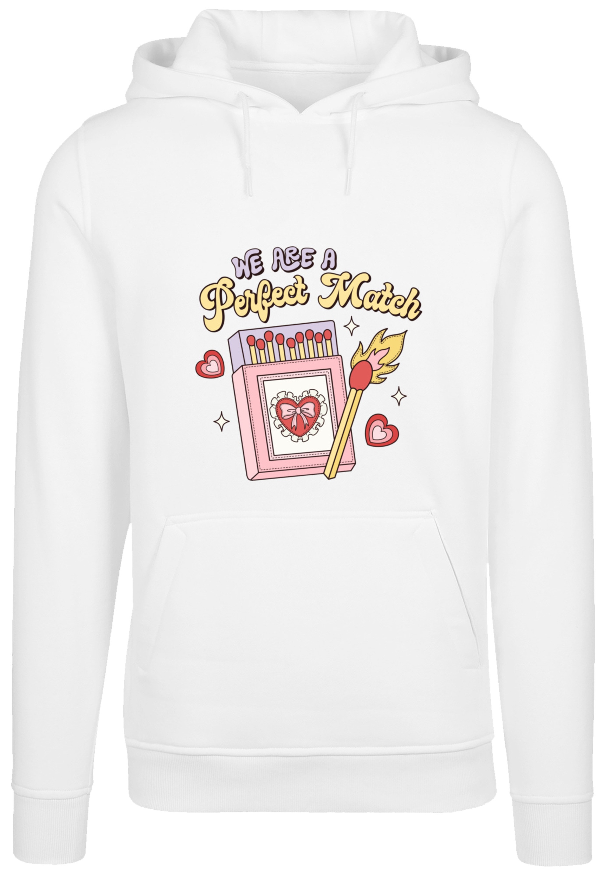 F4NT4STIC Kapuzenpullover »We Are A Perfect Match Love«, Premium Qualität