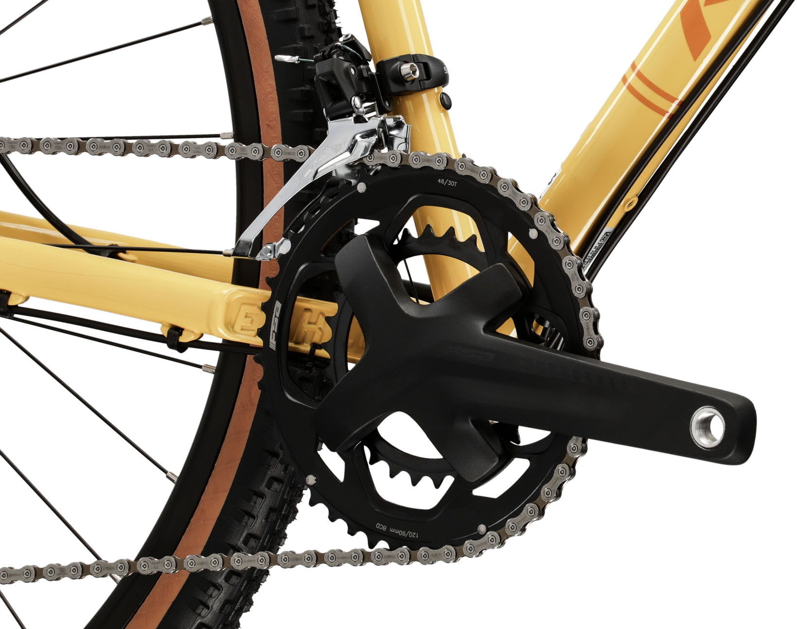 Kross Gravelbike »KROSS Gravelbike Esker 4.0 28" gelb«, 20 Gang, Shimano, GRX RX400 Schaltwerk, Kettenschaltung