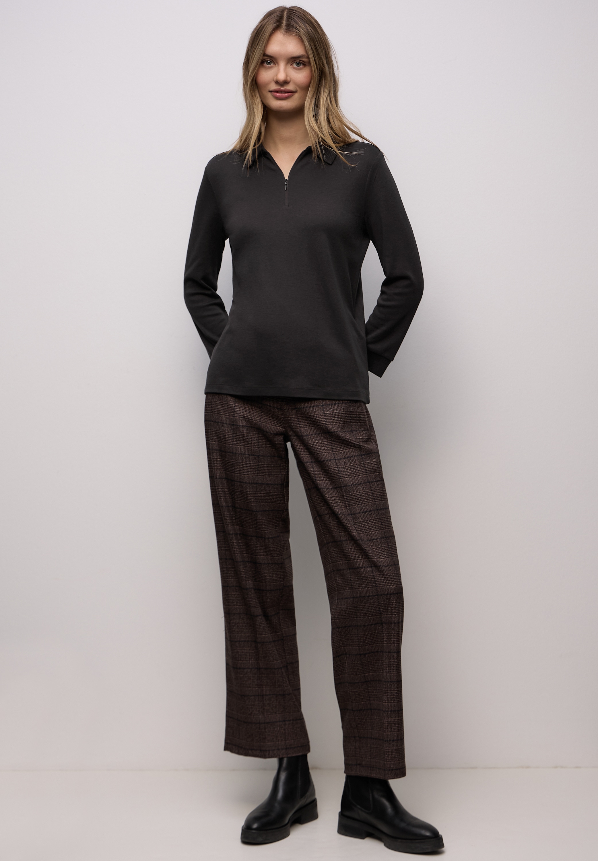 STREET ONE 3/4-Arm-Shirt mit 3/4 Ärmeln